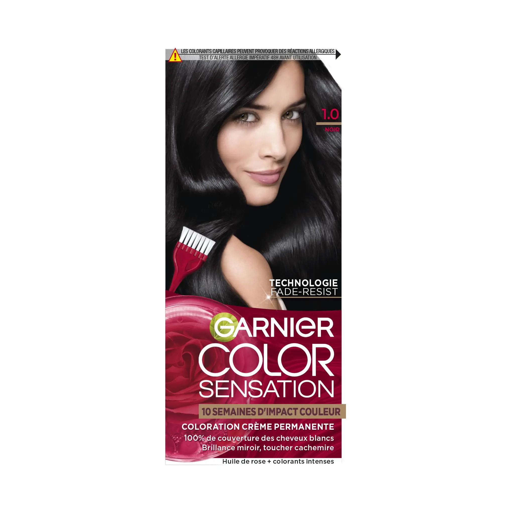 GARNIER Color sensation coloration crème permanente 1.0 noir