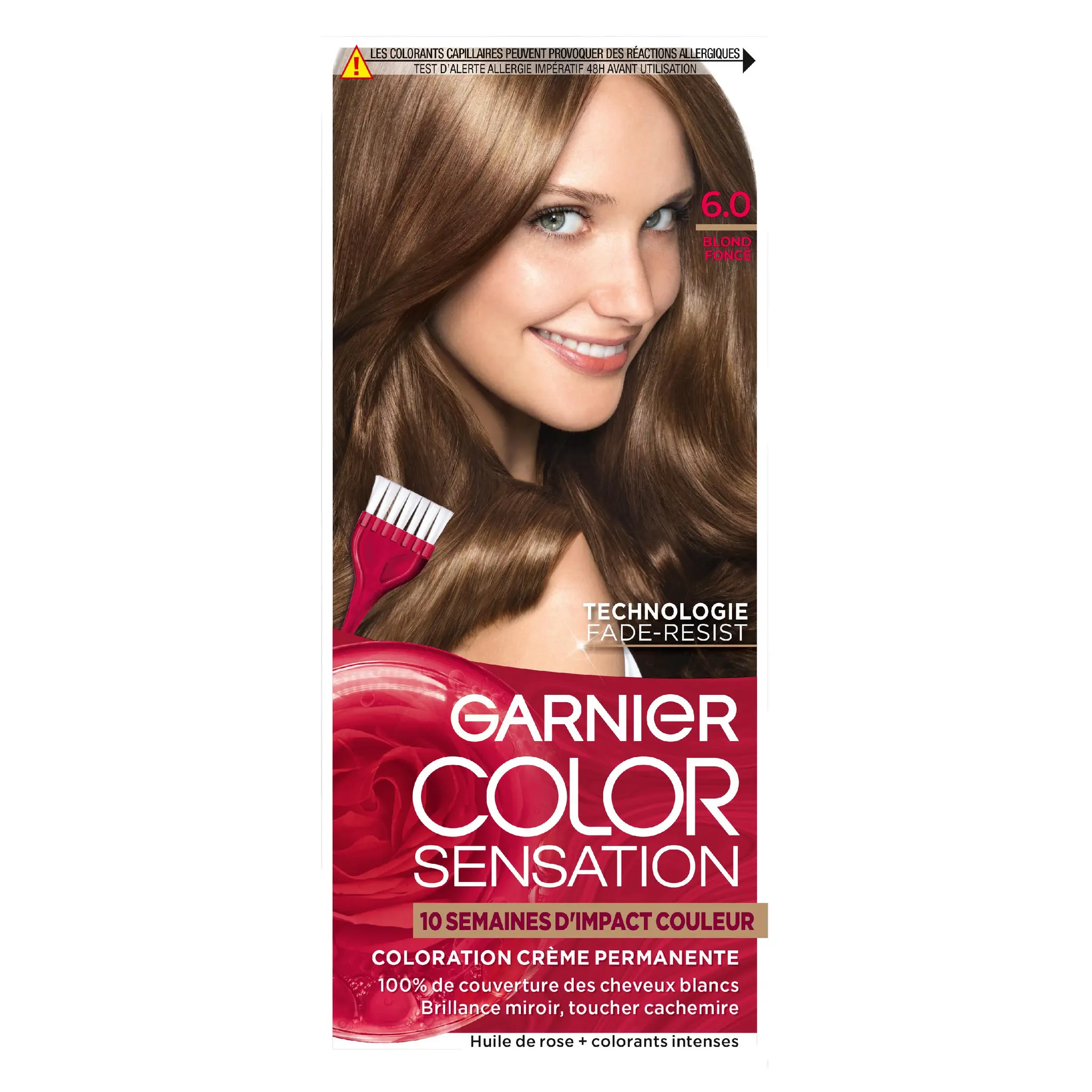 GARNIER Color Sensation Coloration crème permanente 6.0 blond foncé