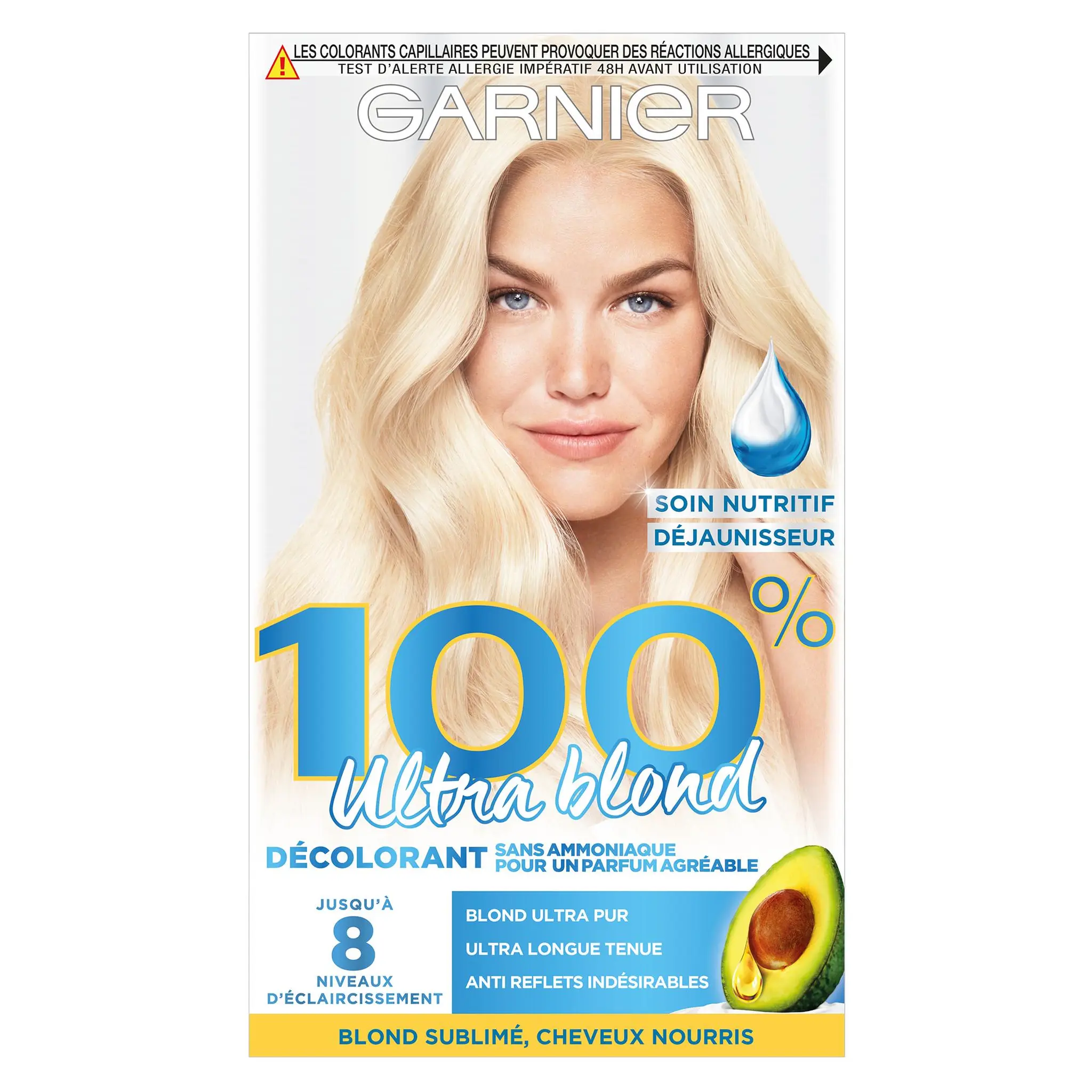 GARNIER 100% Ultra Blond Décolorant sans amoniaque