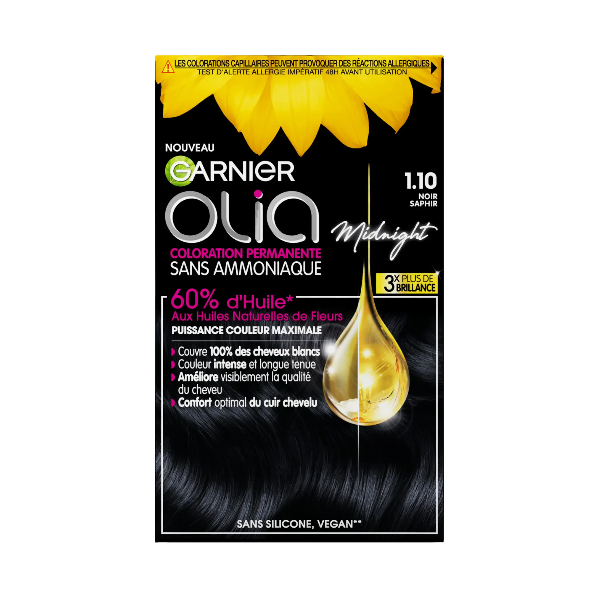 GARNIER Olia Coloration 1.10 noir saphir
