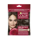 GARNIER Color Sensation Color shampoo retouch coloration sans ammoniaque 4.0 châtain