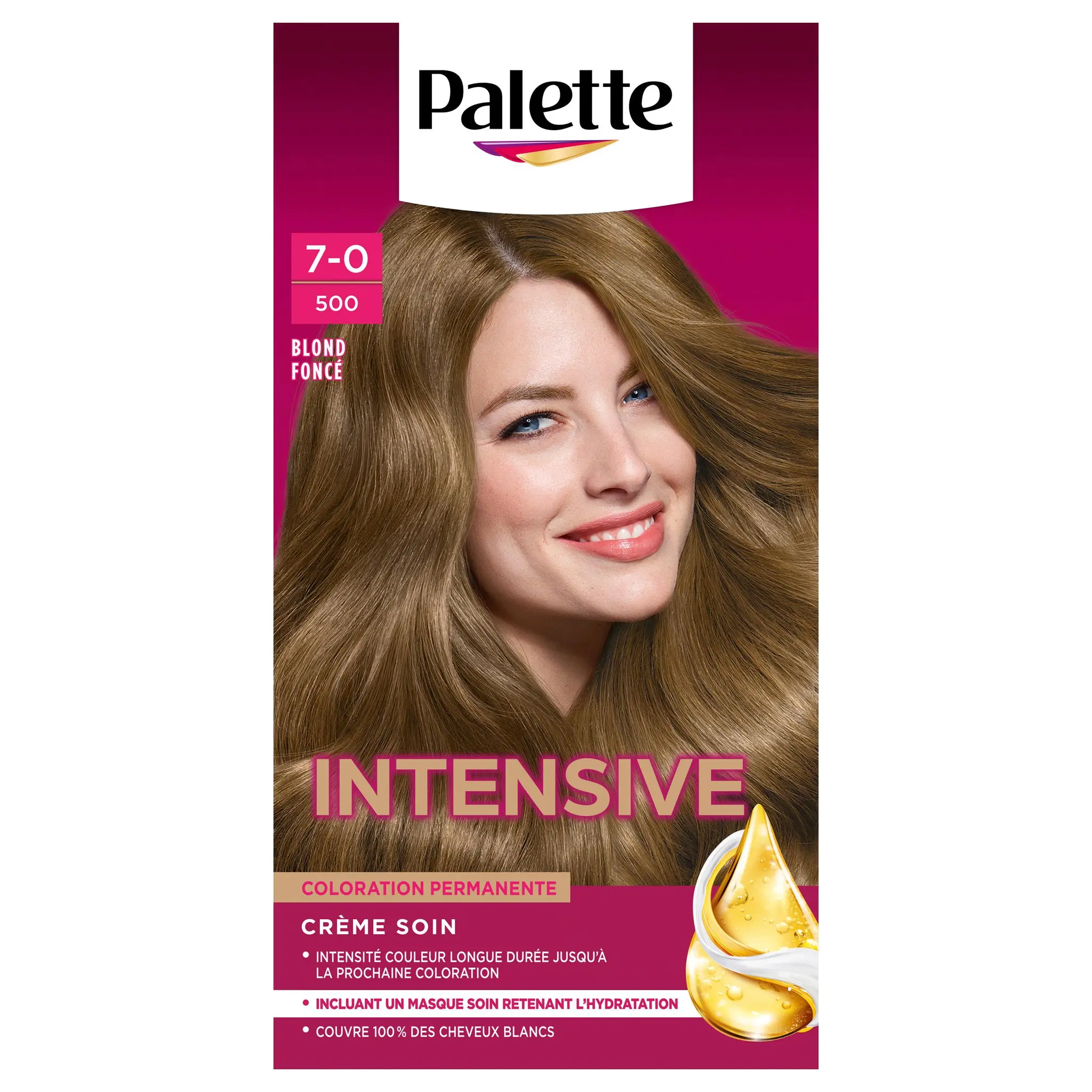 SCHWARZKOPF PALETTE Coloration crème soin permanente 500 blond foncé