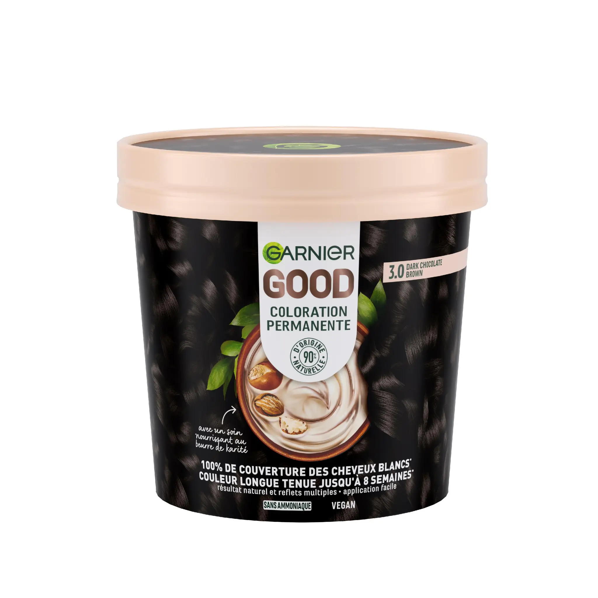 GARNIER GOOD coloration permanente 3.0 dark chocolate brown