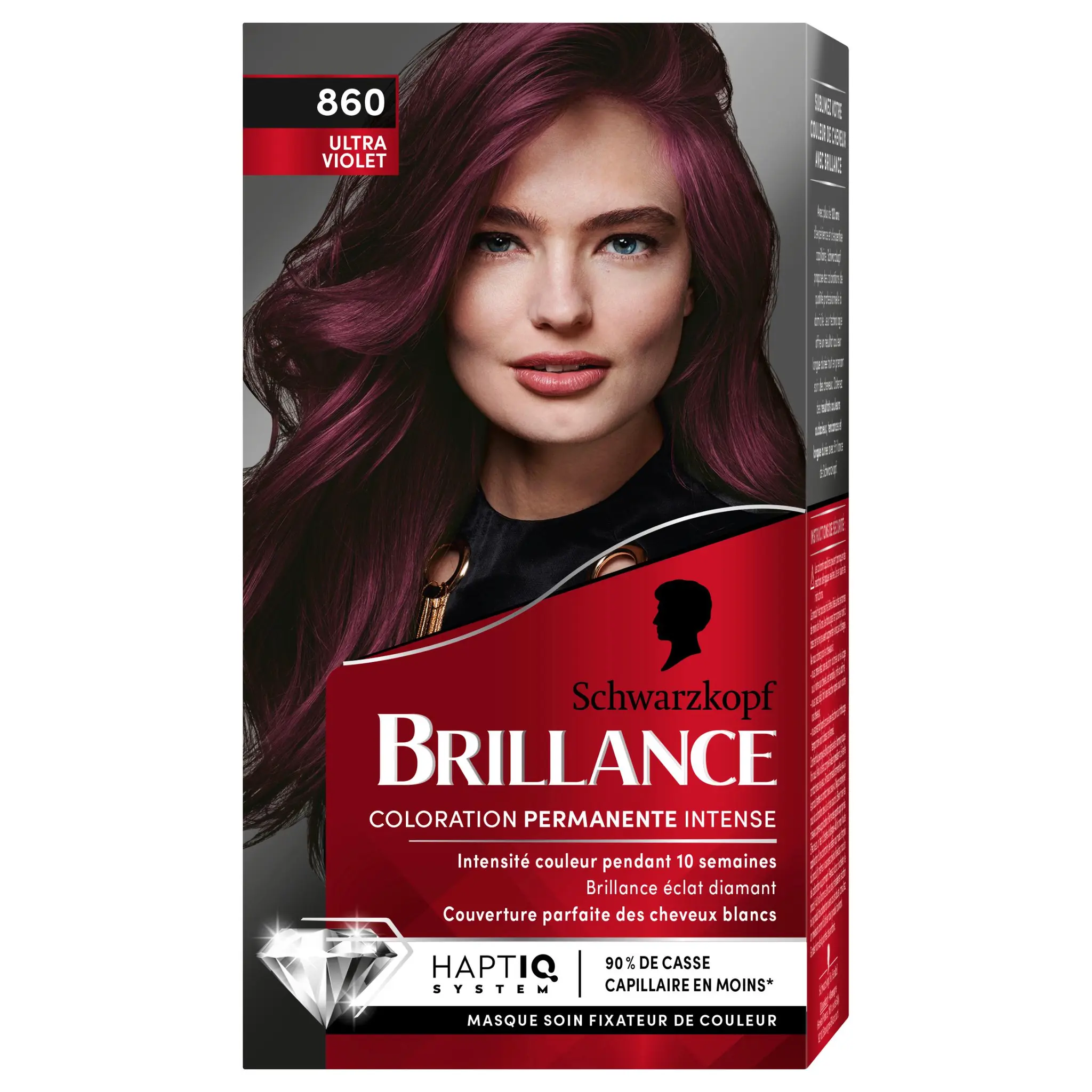 SCHWARZKOPF Brillance coloration permanente 860 ultra violet