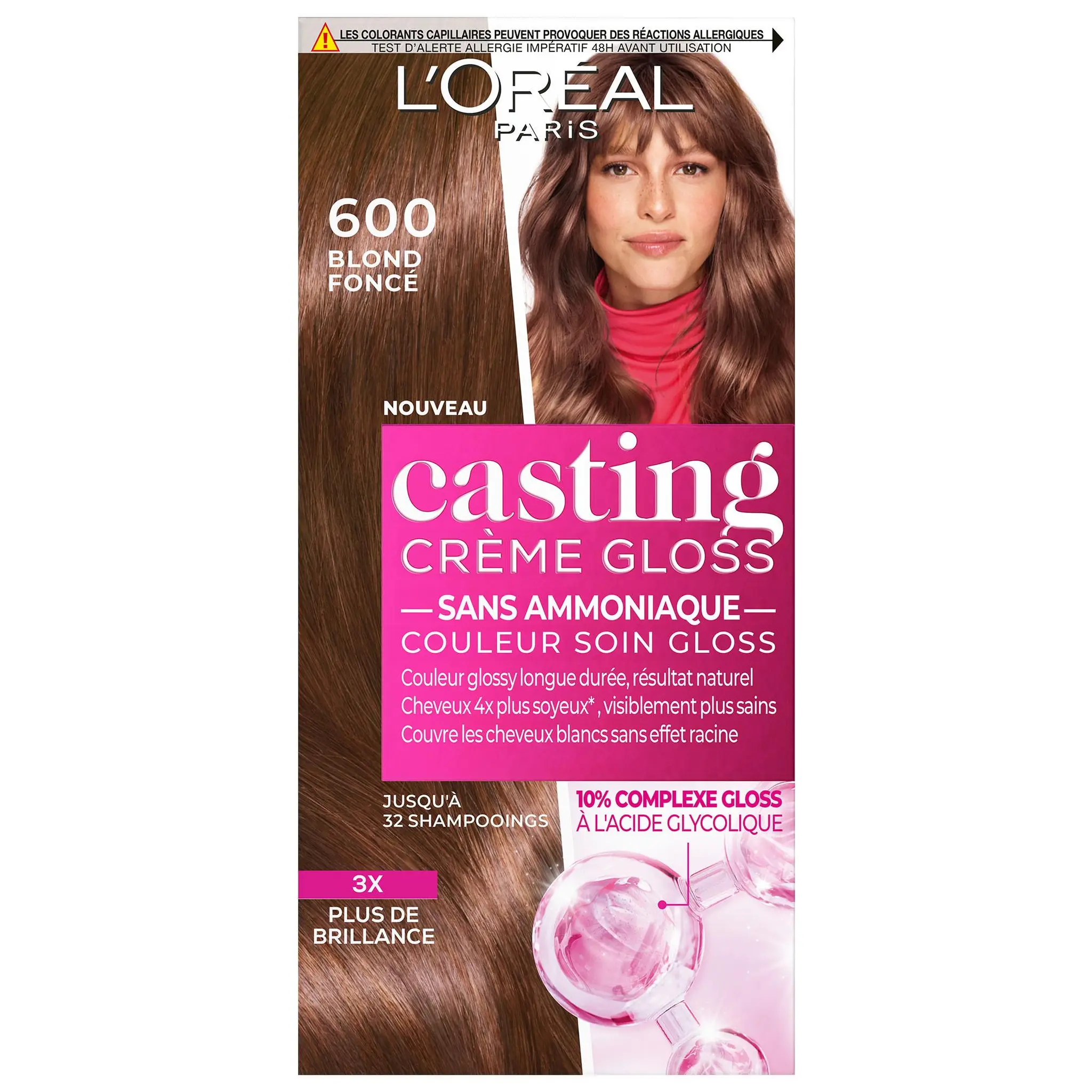 L'OREAL Casting Crème Gloss Coloration 600 blond foncé