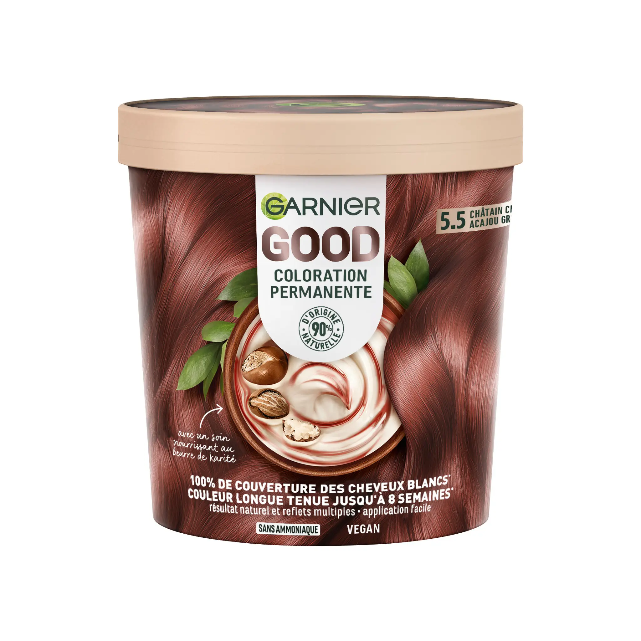GARNIER Good Coloration 5.5 châtain clair acajou griotte