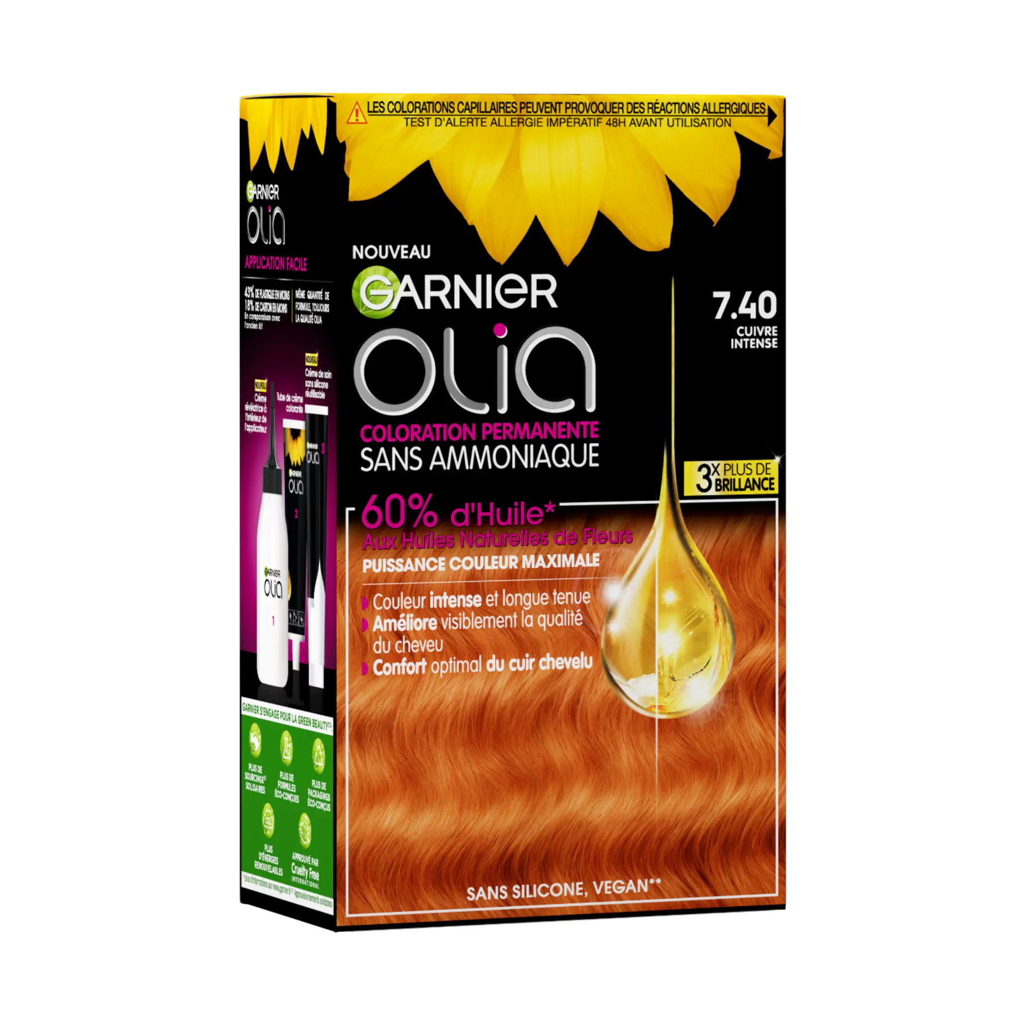 GARNIER Olia coloration 7.40 cuivré intense