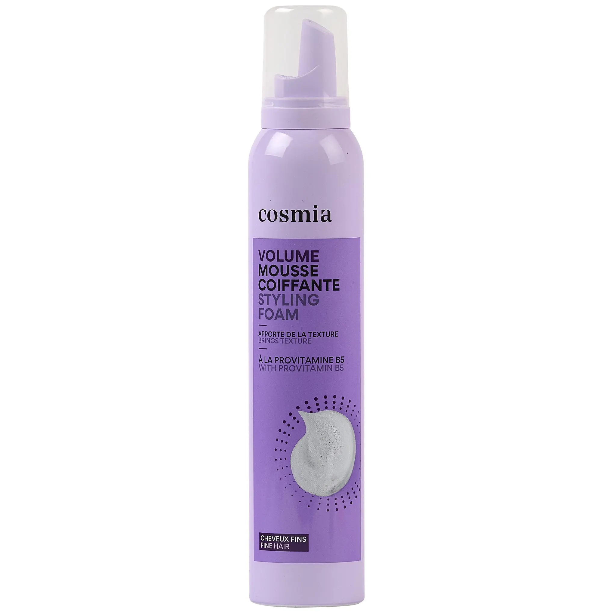 COSMIA Volume Mousse coiffante cheveux fins