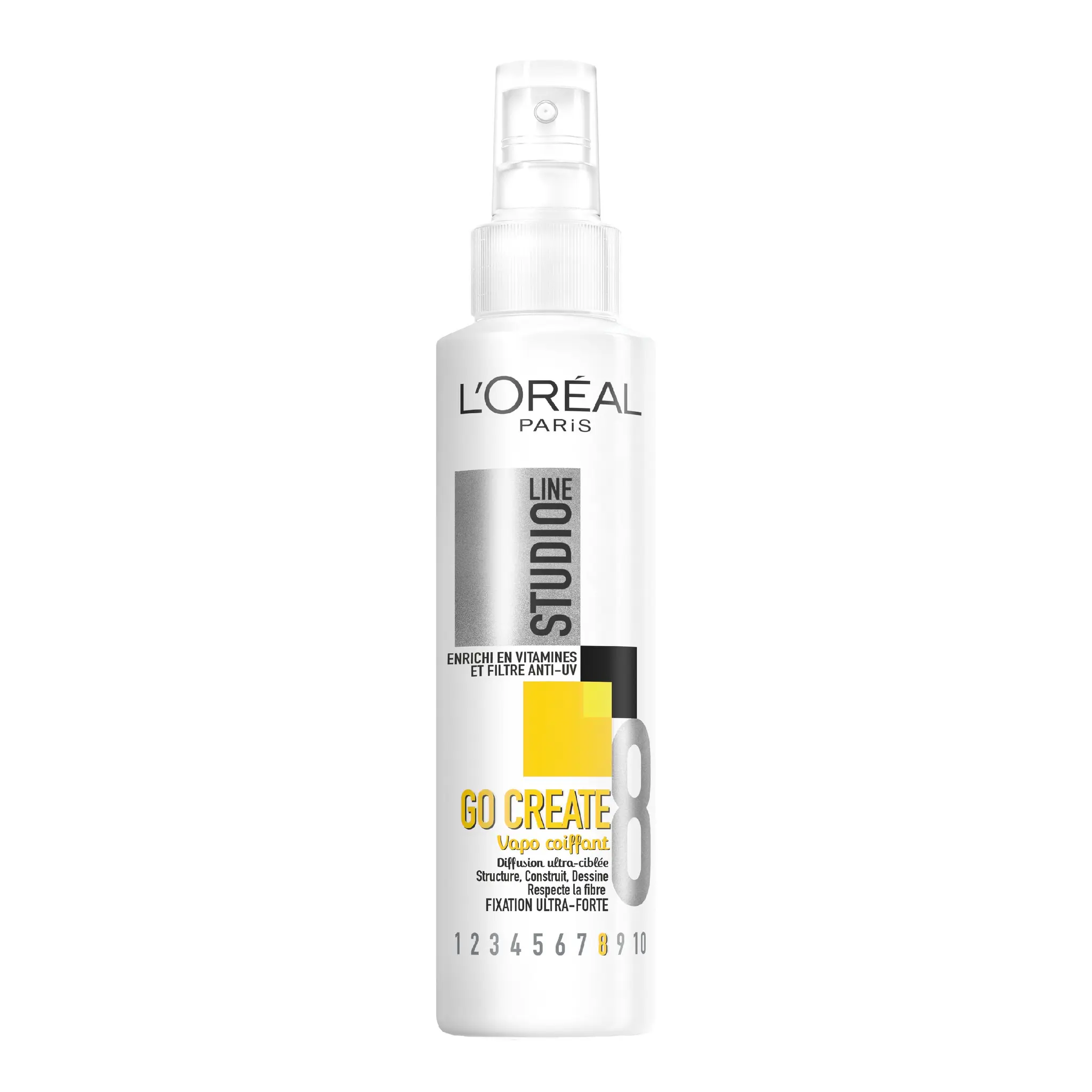 L'OREAL Studio Line spray coiffant fixation ultra-forte force 8