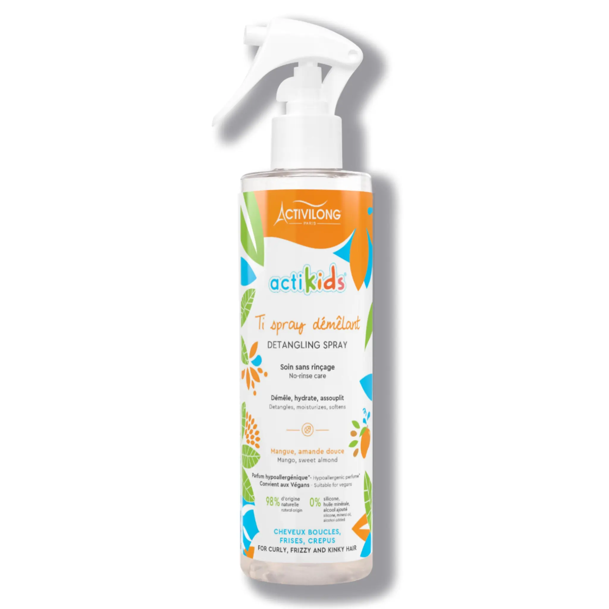 ACTIVILONG Actikids spray démêlant soin sans rinçage mangue et amande douce