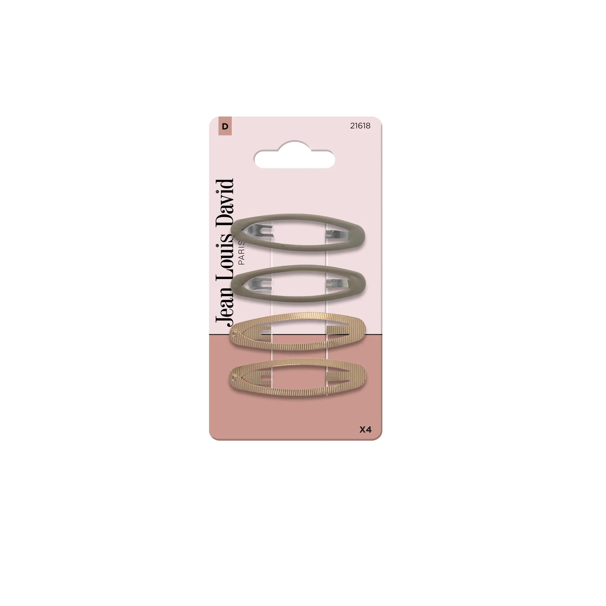 JEAN LOUIS DAVID Barrettes cheveux clic clac