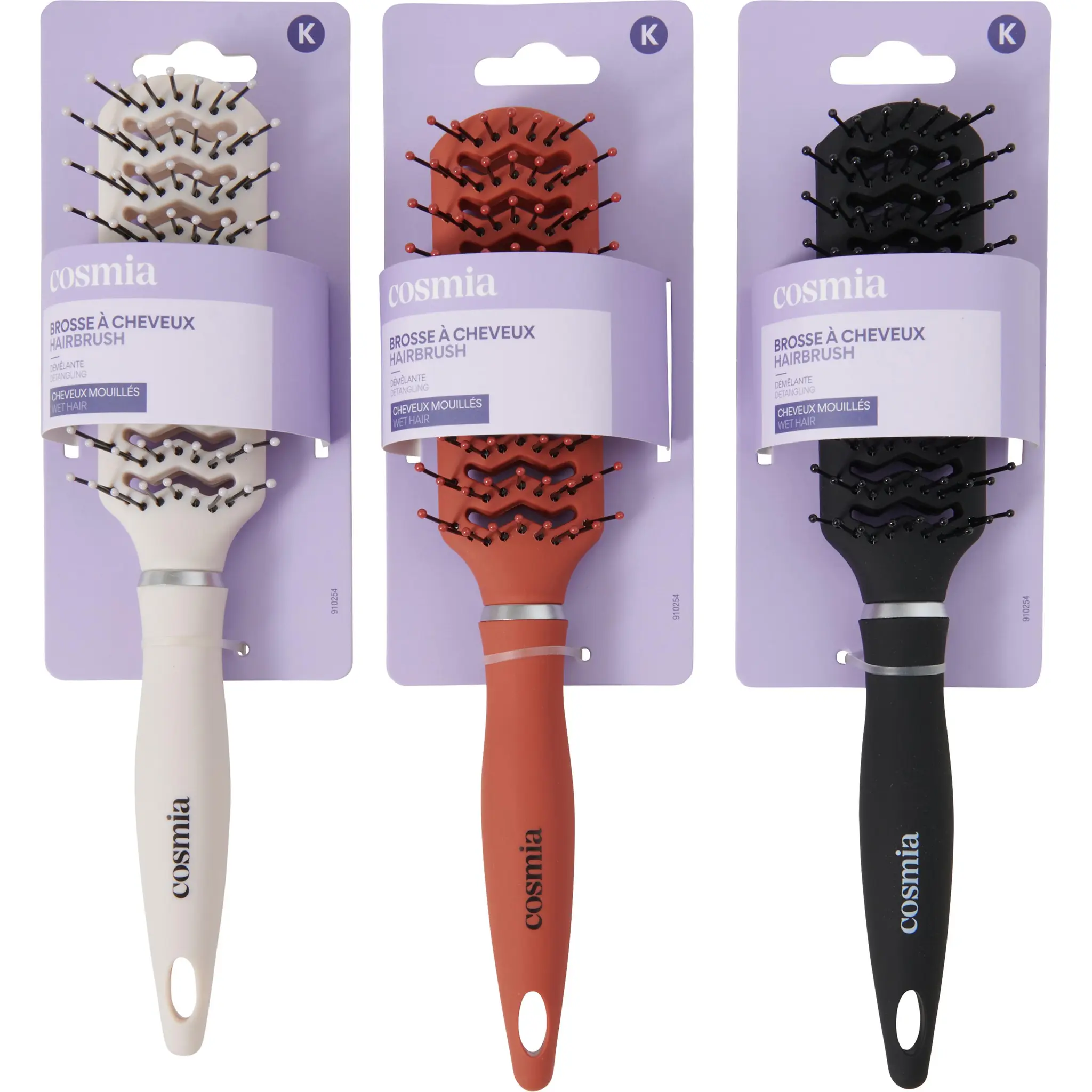 COSMIA Brosse à cheveux multi-usage tous types de cheveux
