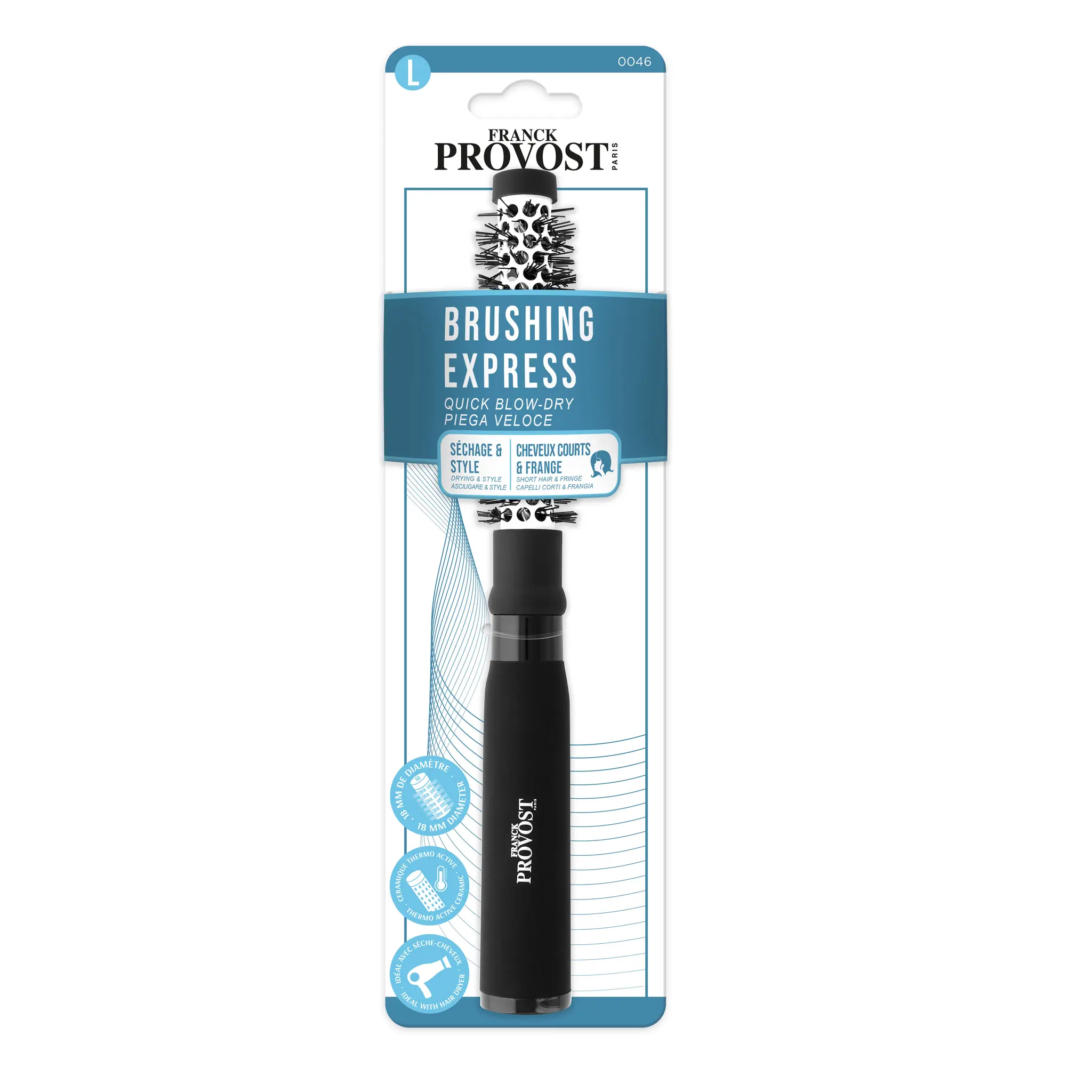 FRANCK PROVOST Brosse à cheveux brushing express cheveux courts & frange