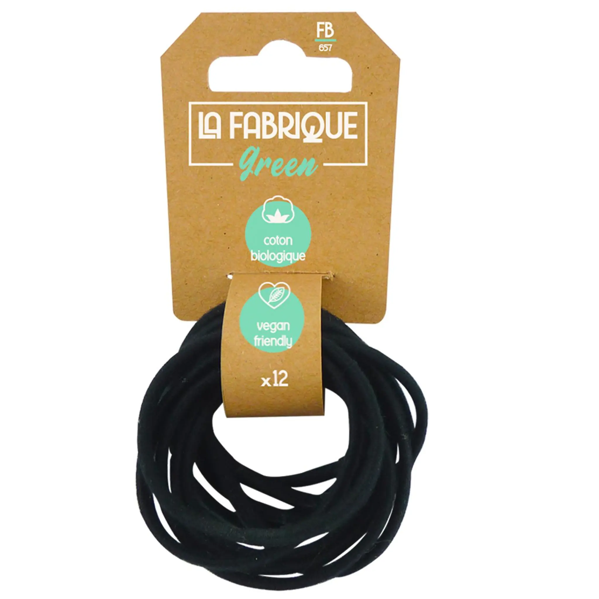 LA FABRIQUE Green élastiques plats coton