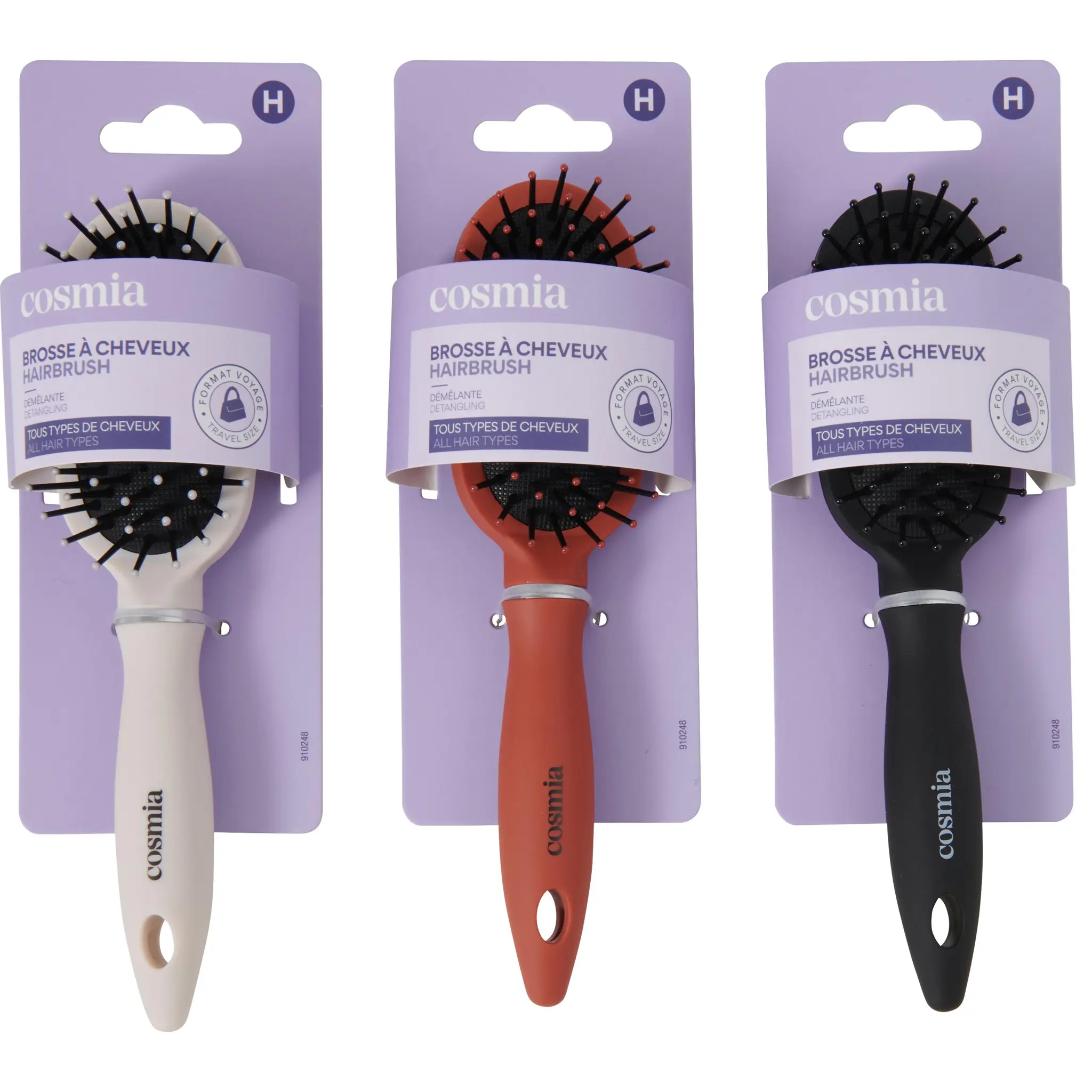 COSMIA Mini brosse à cheveux