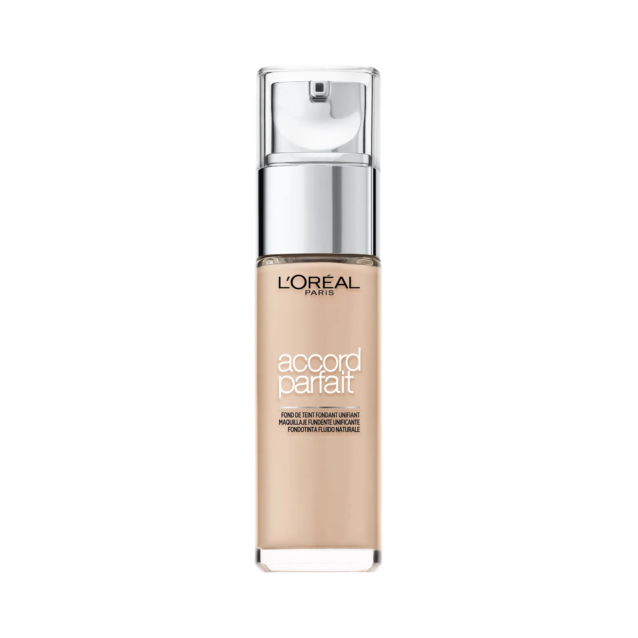 L'OREAL Accord Parfait fond de teint fluide unifiant 1R ivoire rosé