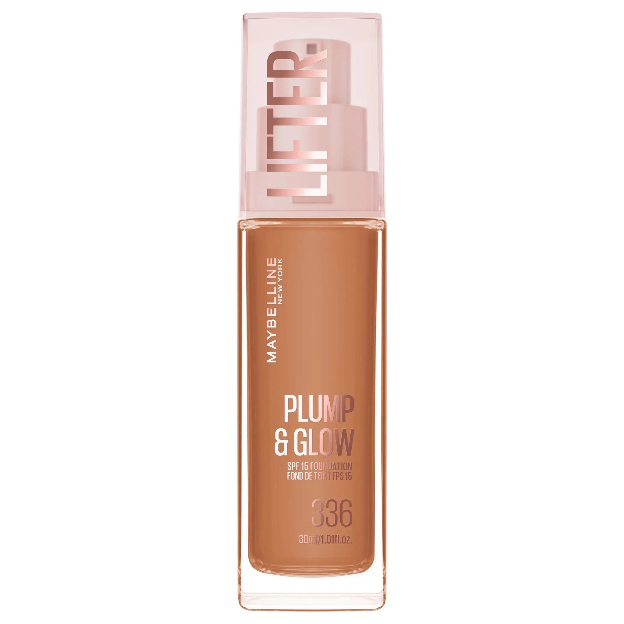 MAYBELLINE Lifter Plump&Glow Fond de teint liquide FPS15 336
