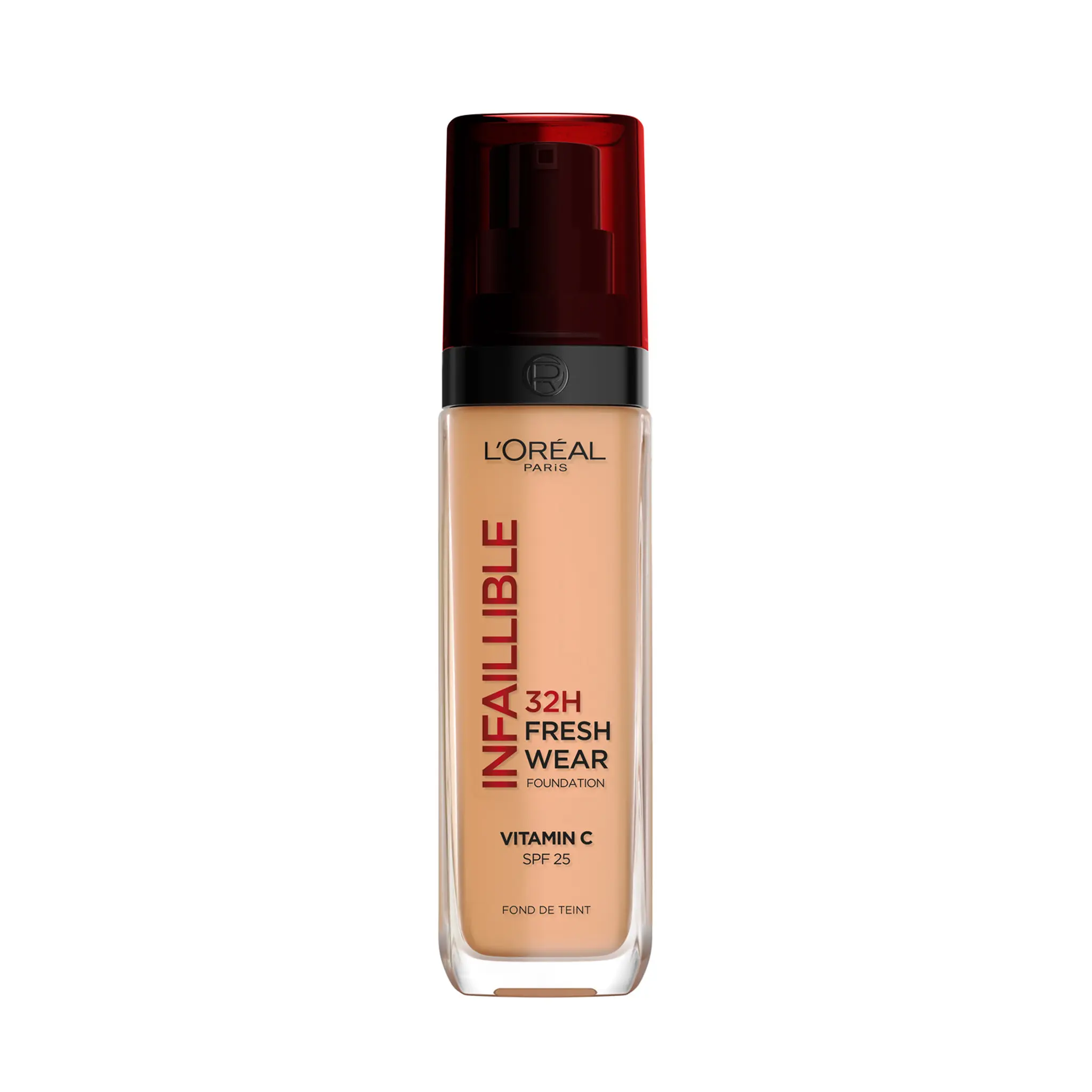 L'OREAL Infaillible fond de teint liquide 32h SPF25 vitamine C 260 soleil doré