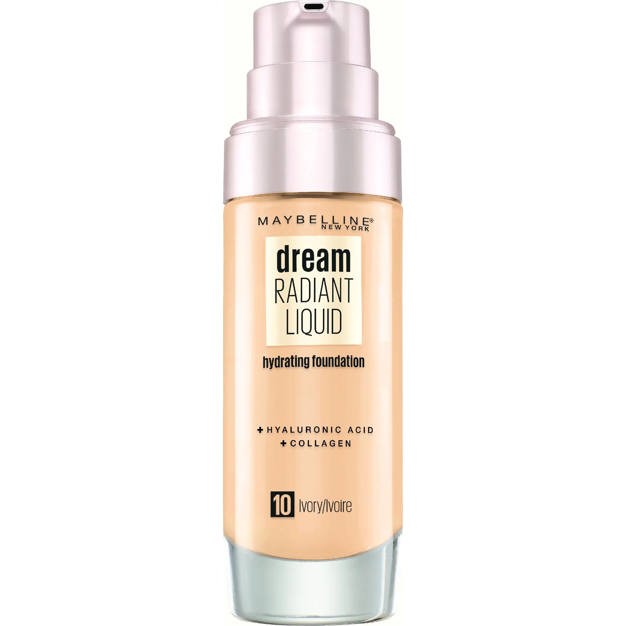 MAYBELLINE Dream radian liquid fond de teint 10 Ivoire