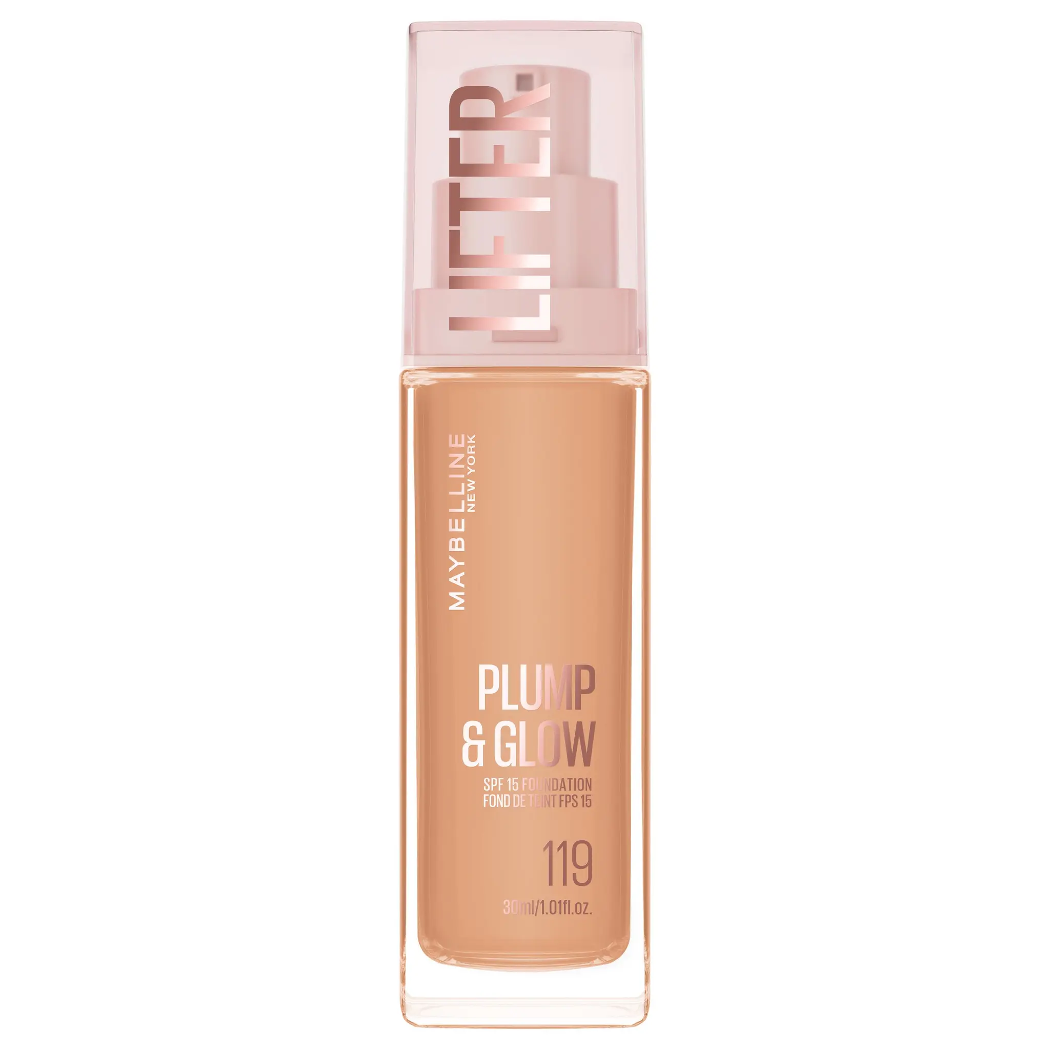 MAYBELLINE Lifter Plump&Glow Fond de teint liquide FPS15 119