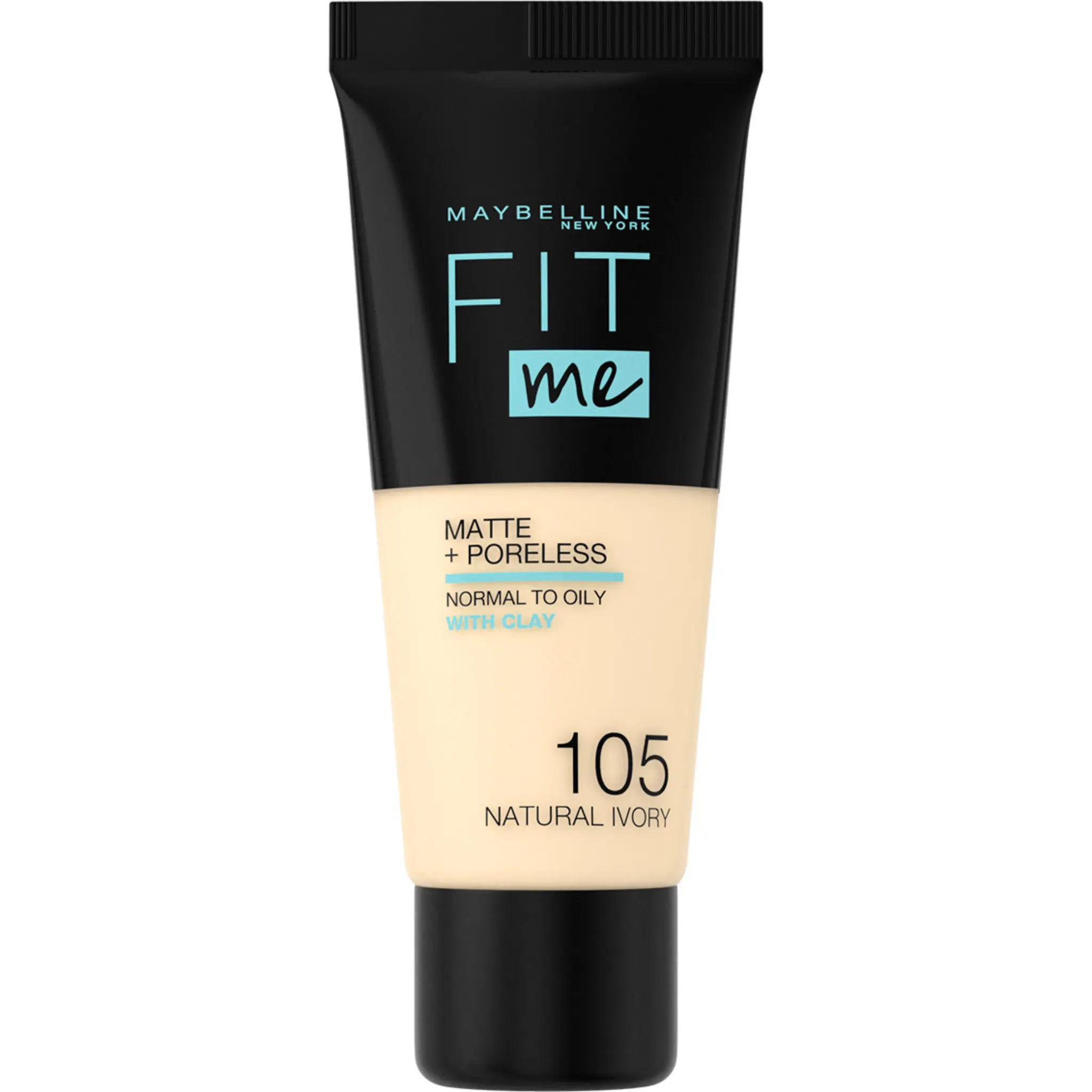 MAYBELLINE Fit me fond de teint matte + poreless 105 natural ivory