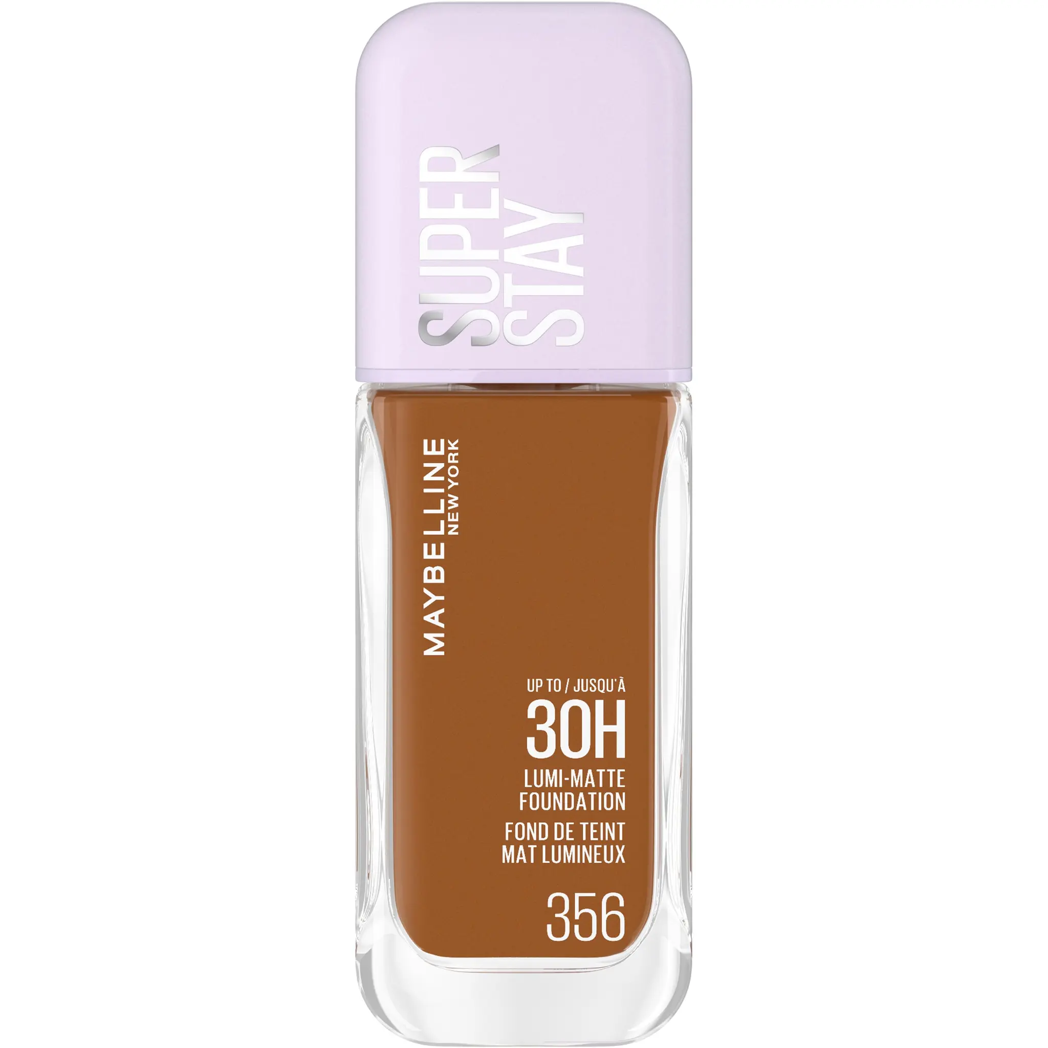 MAYBELLINE Superstay Fond de teint liquide mat lumineux 30H 356