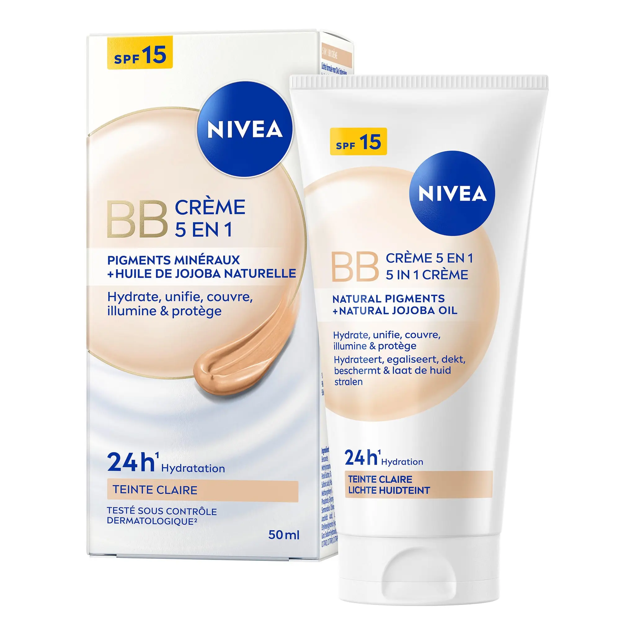 NIVEA Essentials BB crème hydratation 24h teinte claire