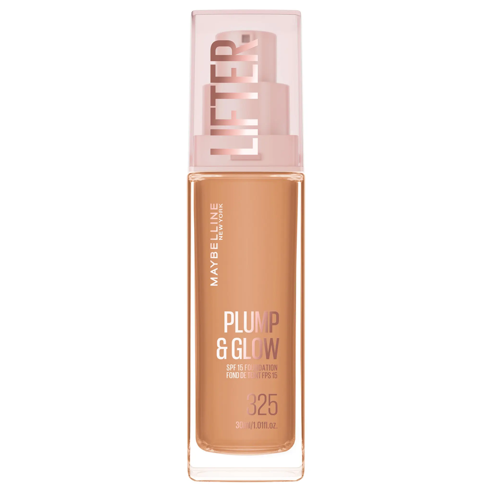 MAYBELLINE Lifter Plump&Glow Fond de teint liquide FPS15 325