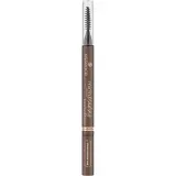 ESSENCE Microblading Brow brush liner pinceau liner et brosse à sourcils 04 dark brown