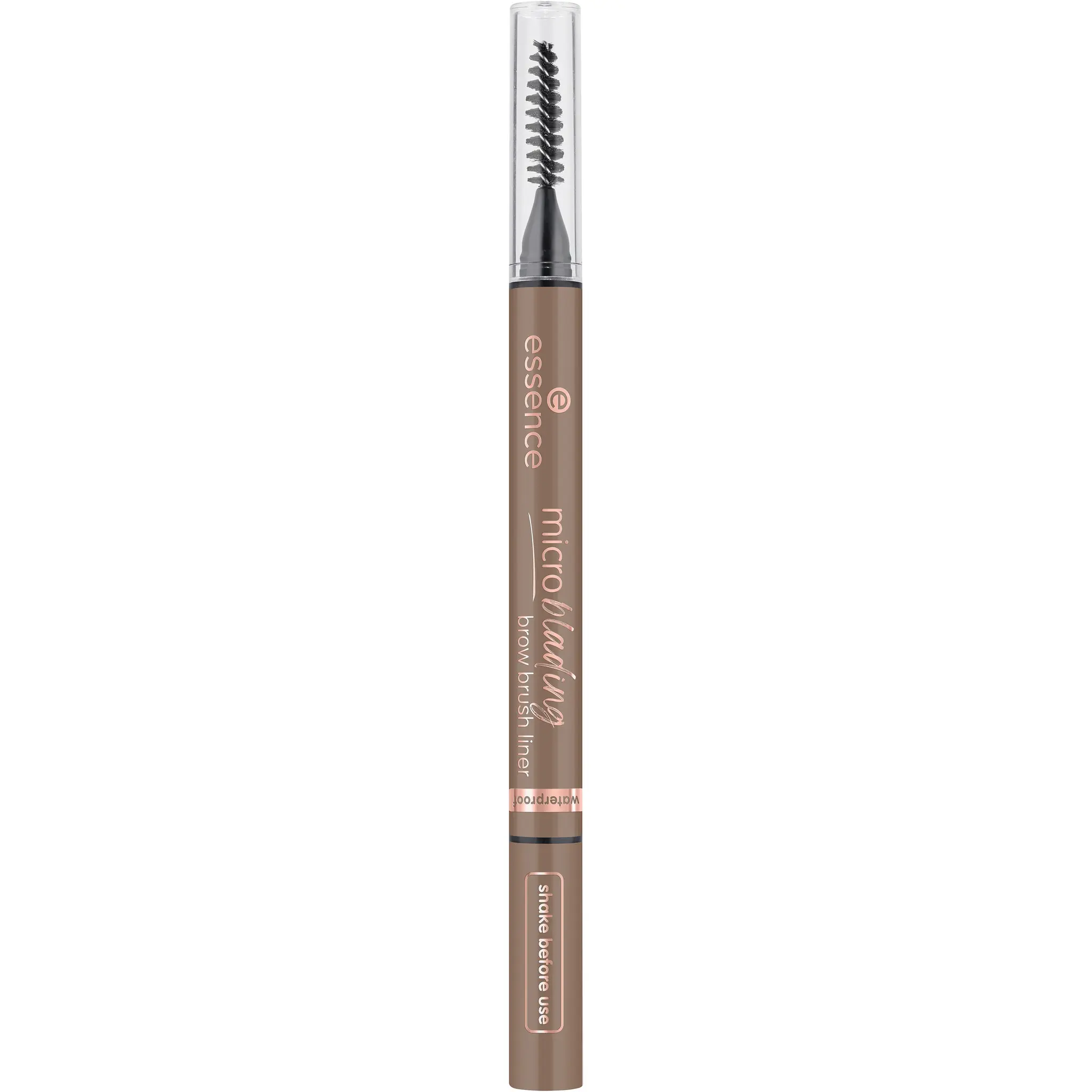 ESSENCE Microblading Brow brush liner pinceau liner et brosse à sourcils 03 neutral brown
