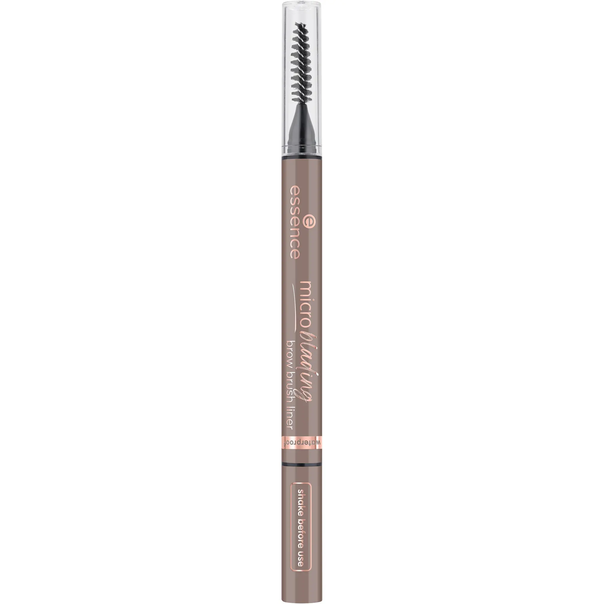 ESSENCE Microblading Brow brush liner pinceau liner et brosse à sourcils 02 light brown
