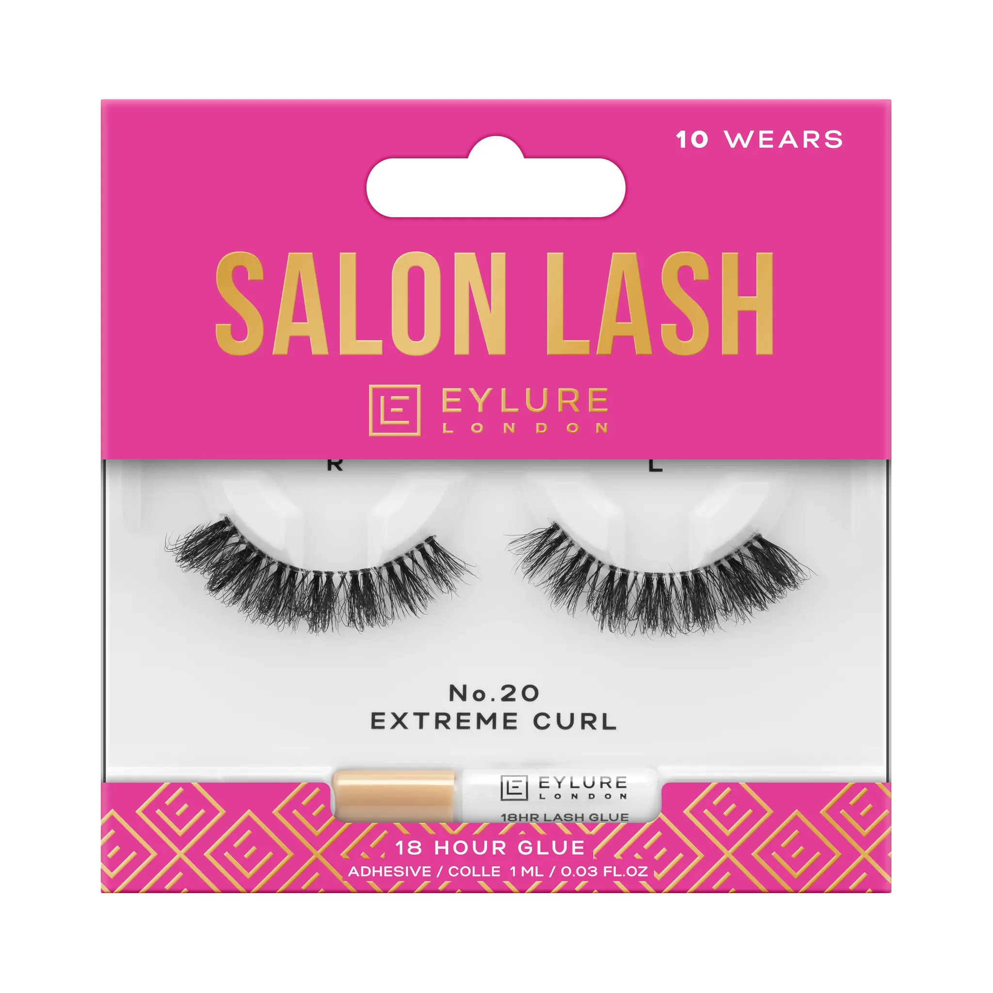 EYLURE Salon Lash Faux cils 20 extreme curl