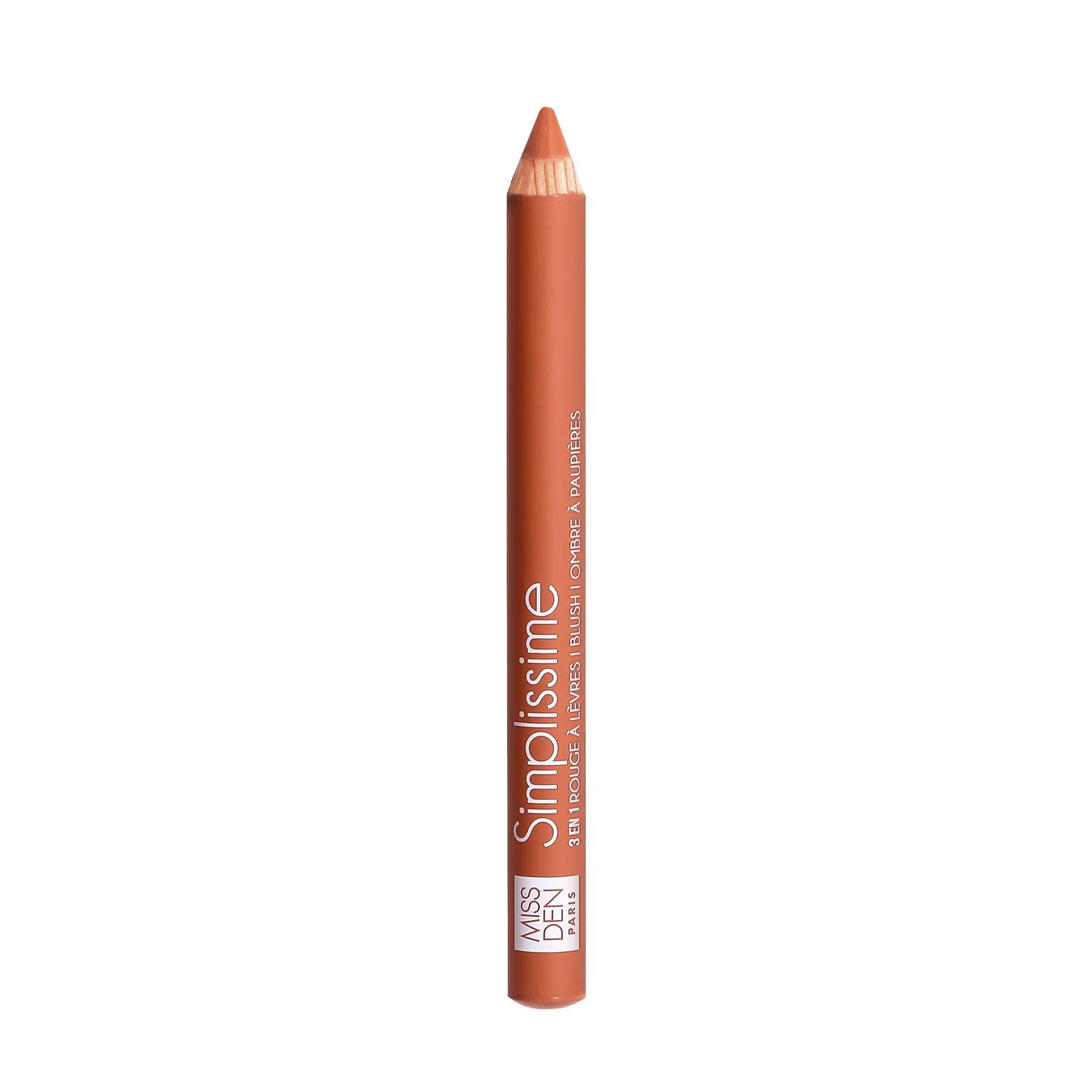MISS DEN Simplissime Crayon 3 en 1 lèvres, blush, ombre à paupières 732 corail doux