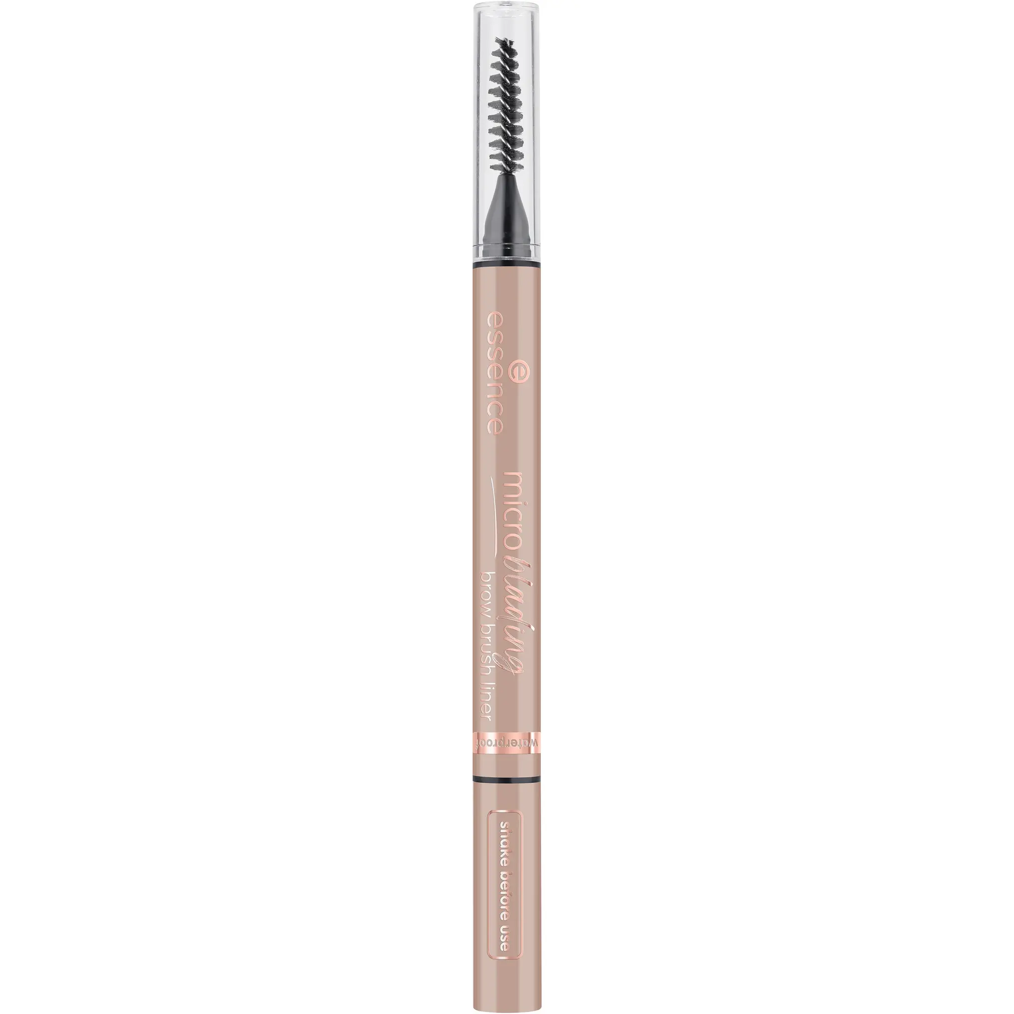 ESSENCE Microblading Brow brush liner pinceau liner et brosse à sourcils 01 Soft Blonde