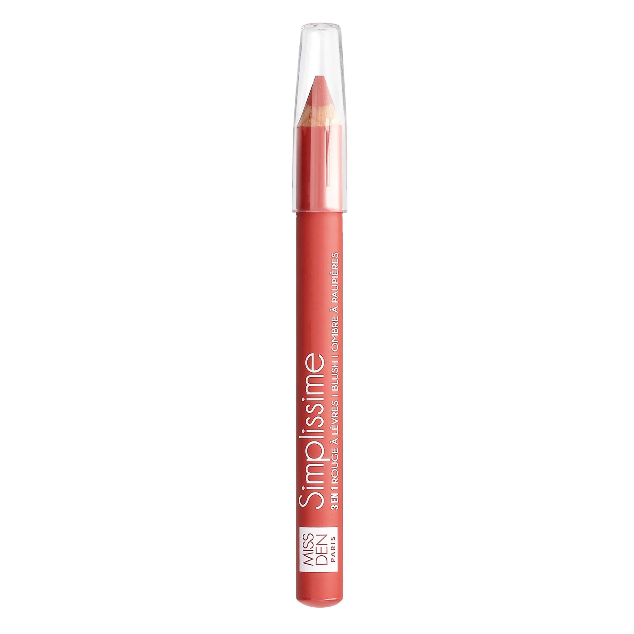 MISS DEN Simplissime Crayon 3 en 1 lèvres, blush, ombre à paupières 734 rose sorbert