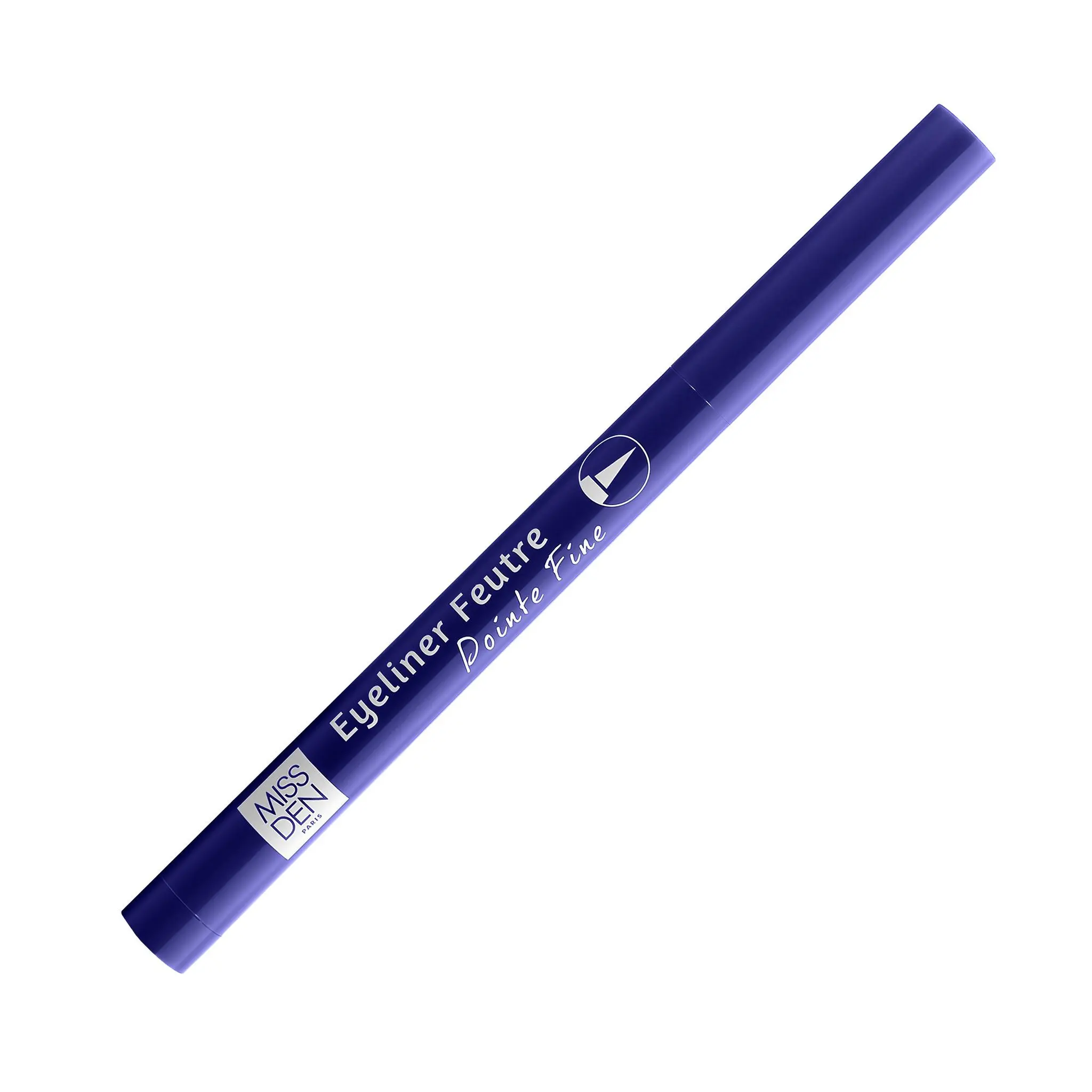 MISS DEN Eyeliner feutre pointe fine bleu graphique