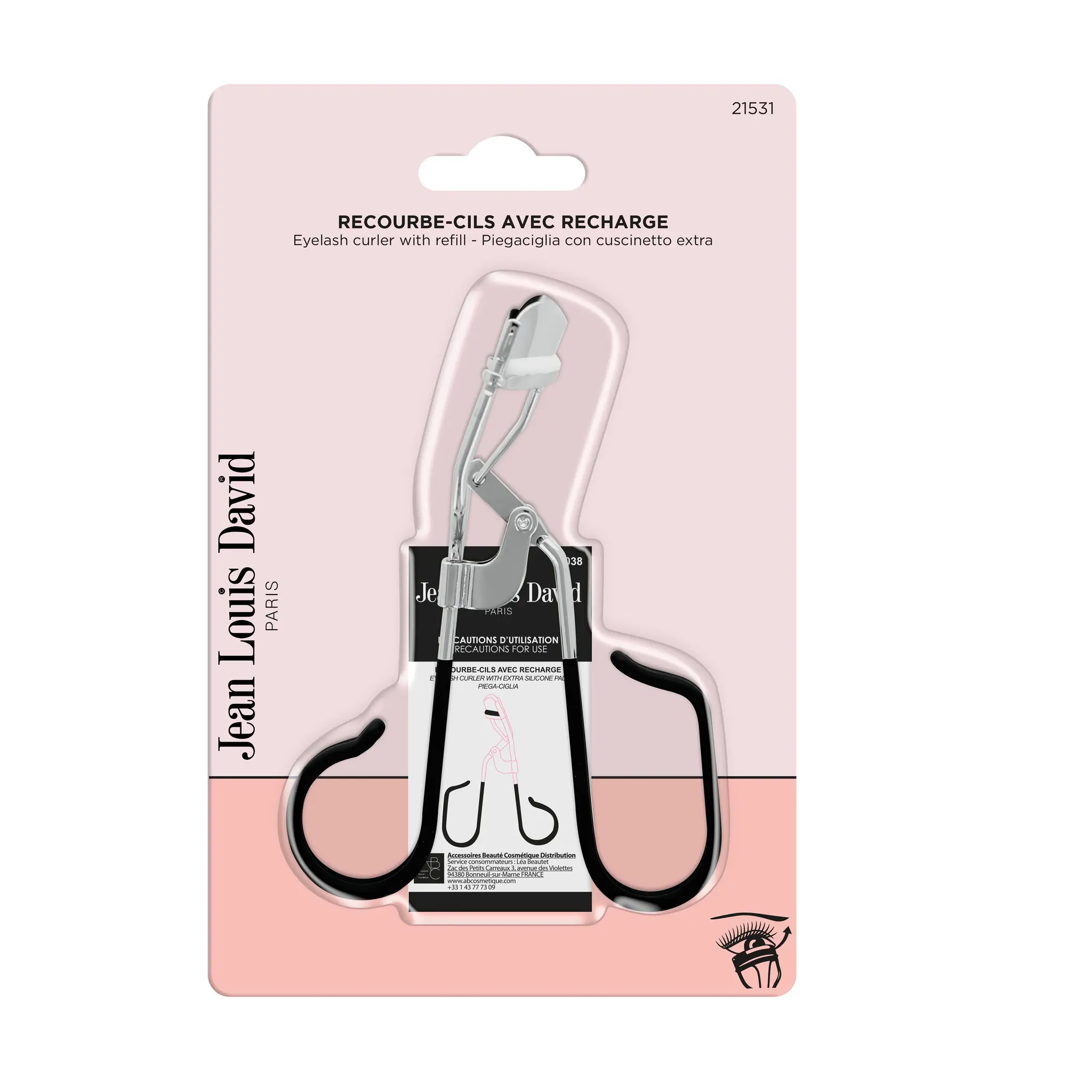 JEAN LOUIS DAVID Recourbe cils avec recharge