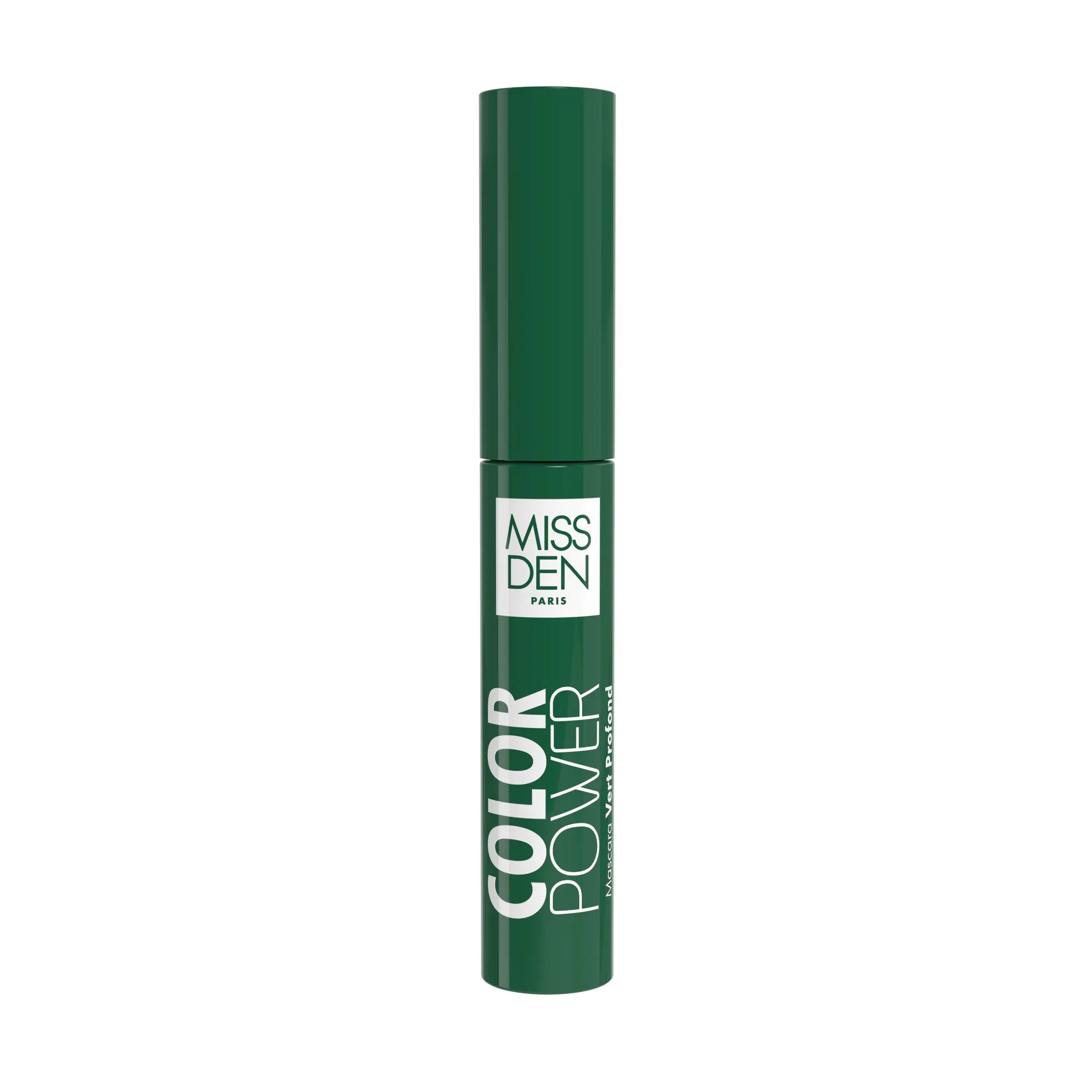 MISS DEN Color Power Mascara vert profond