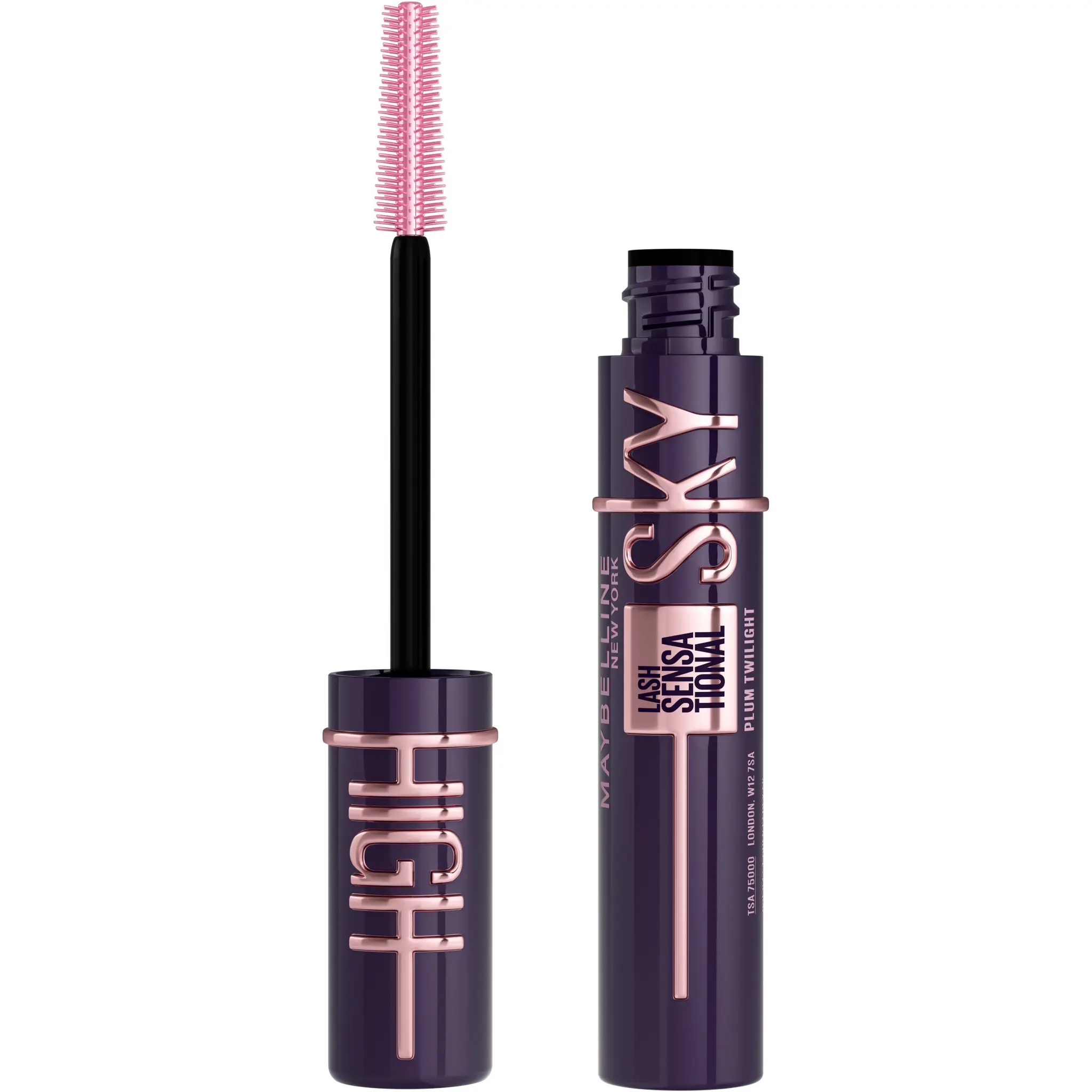 MAYBELLINE Lash Sensational Sky High mascara plum twilight cherry