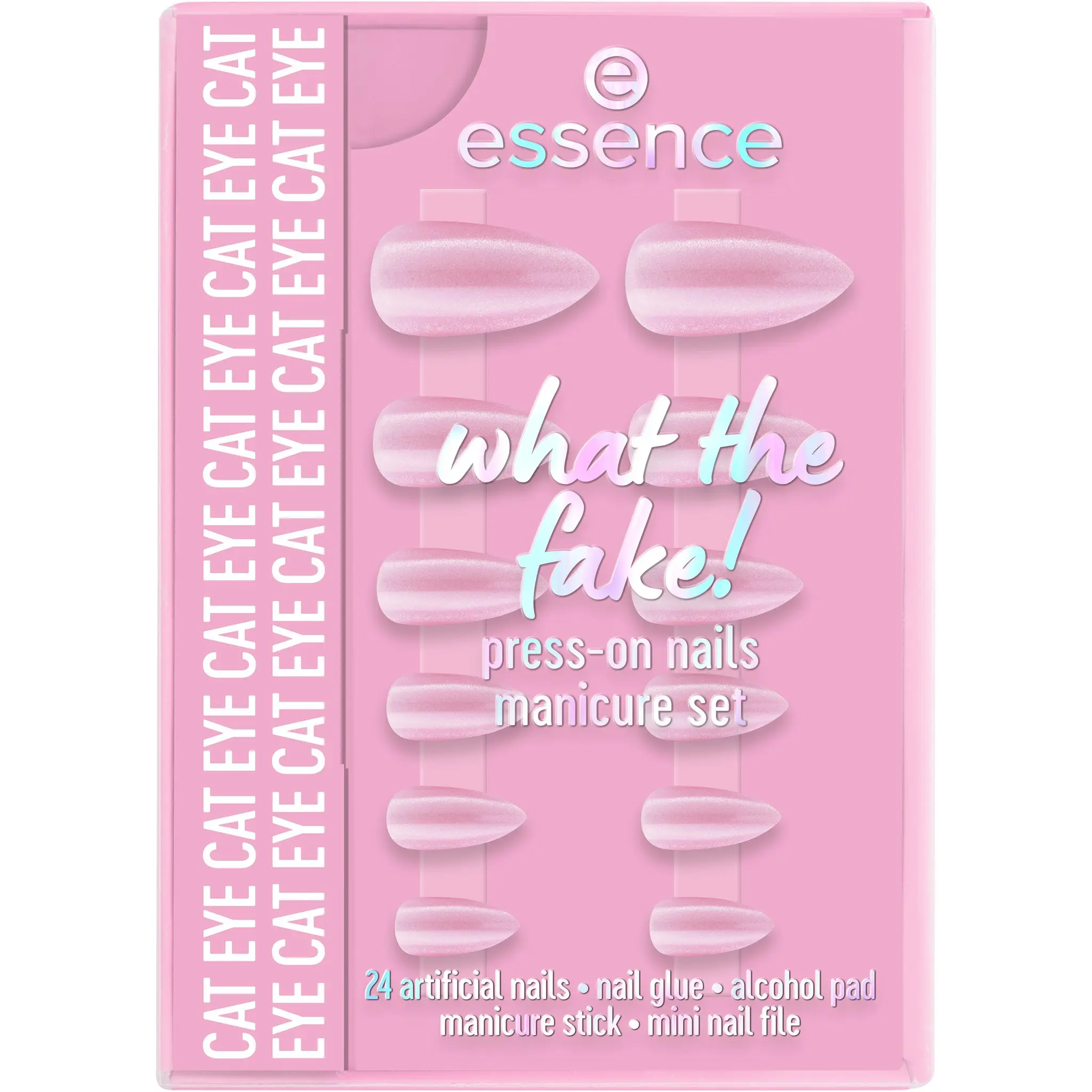 ESSENCE What The Fake Faux ongles kit manucure 02 cat eye