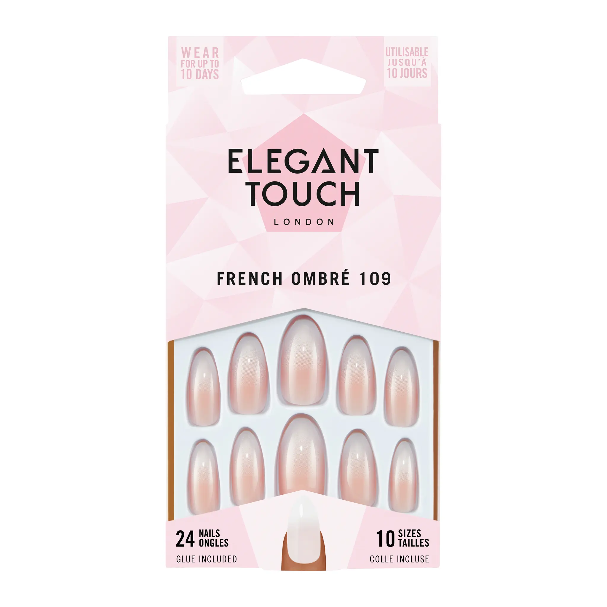 ELEGANT TOUCH Faux ongles 109 french ombré