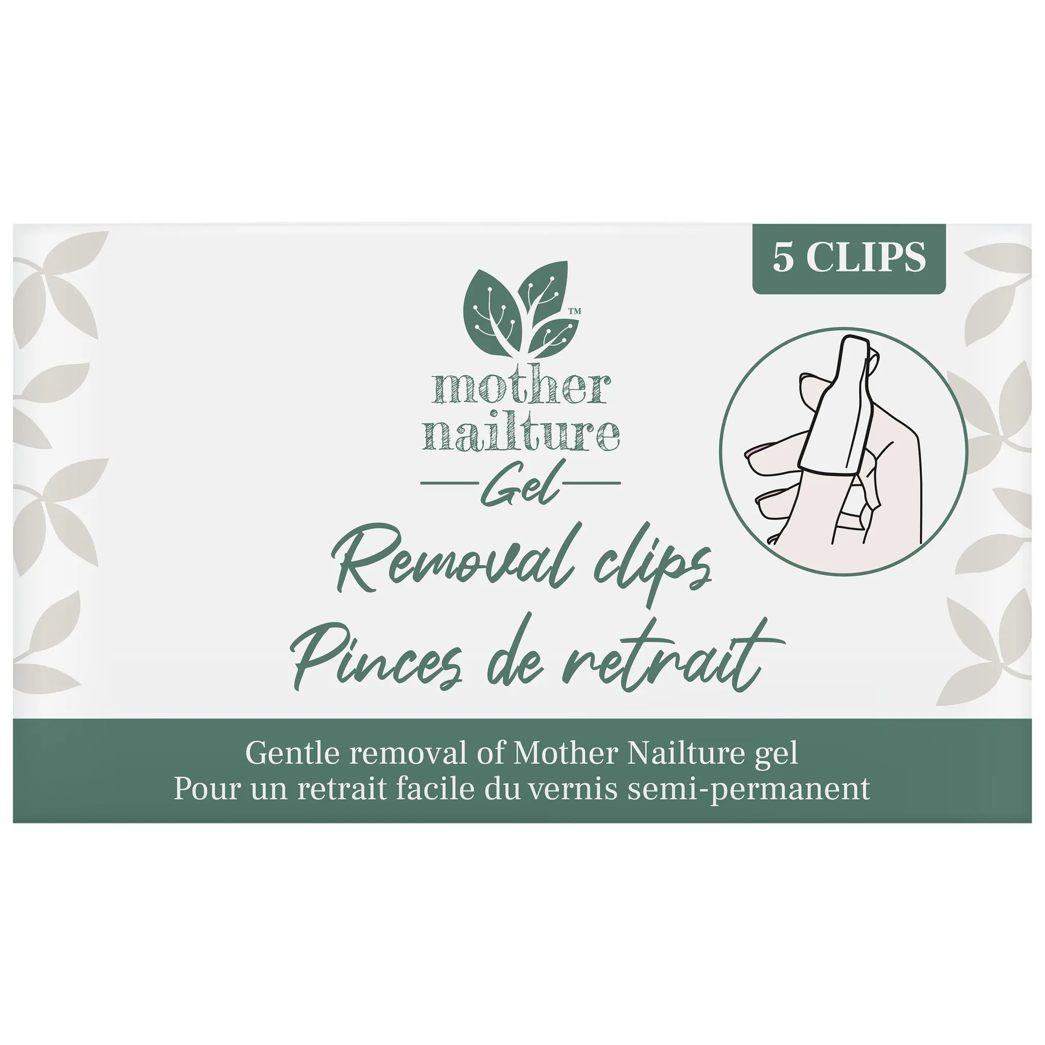 MOTHER NAILTURE GEL Pinces de retrait pour vernis semi-permanent