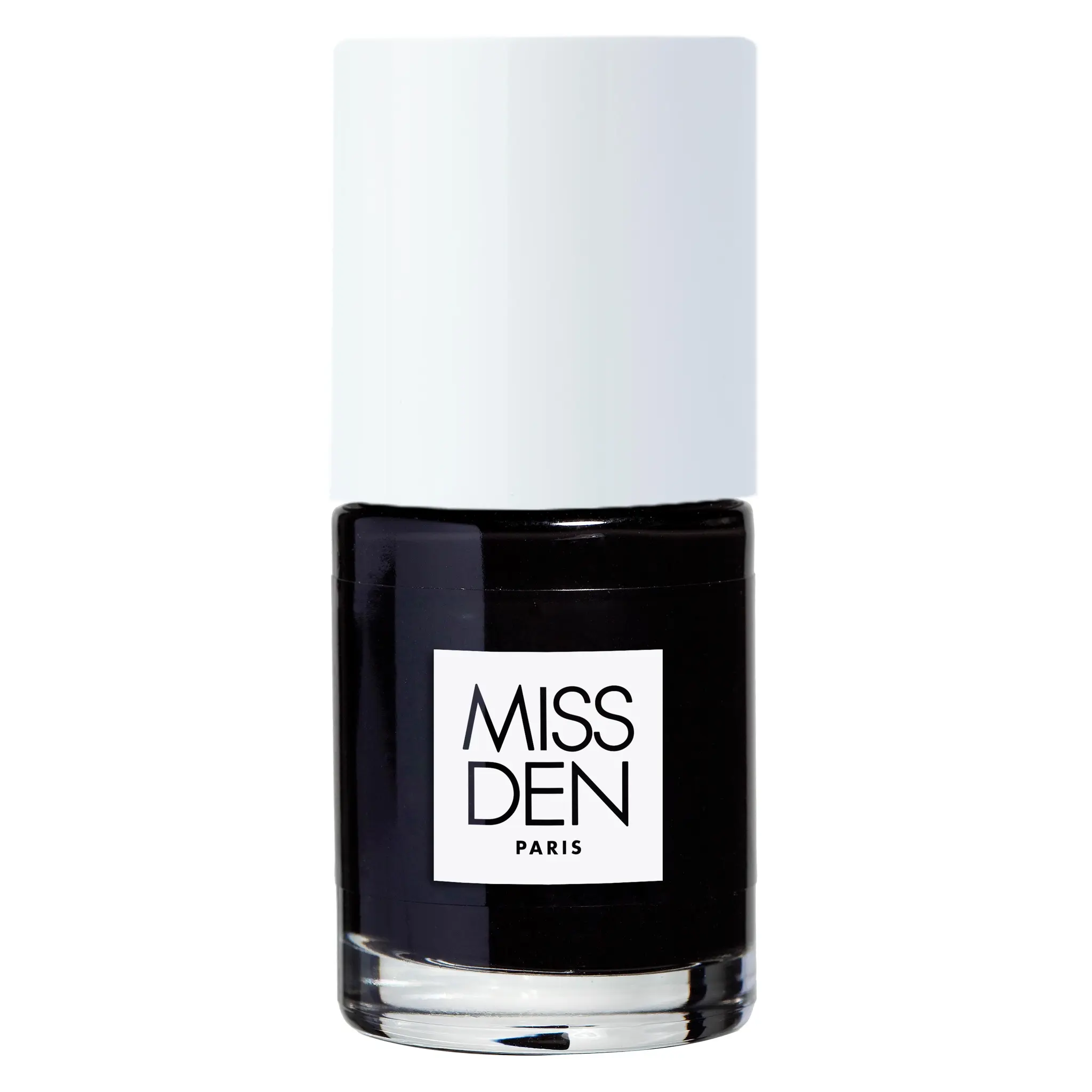 MISS DEN Vernis à ongles noir couture