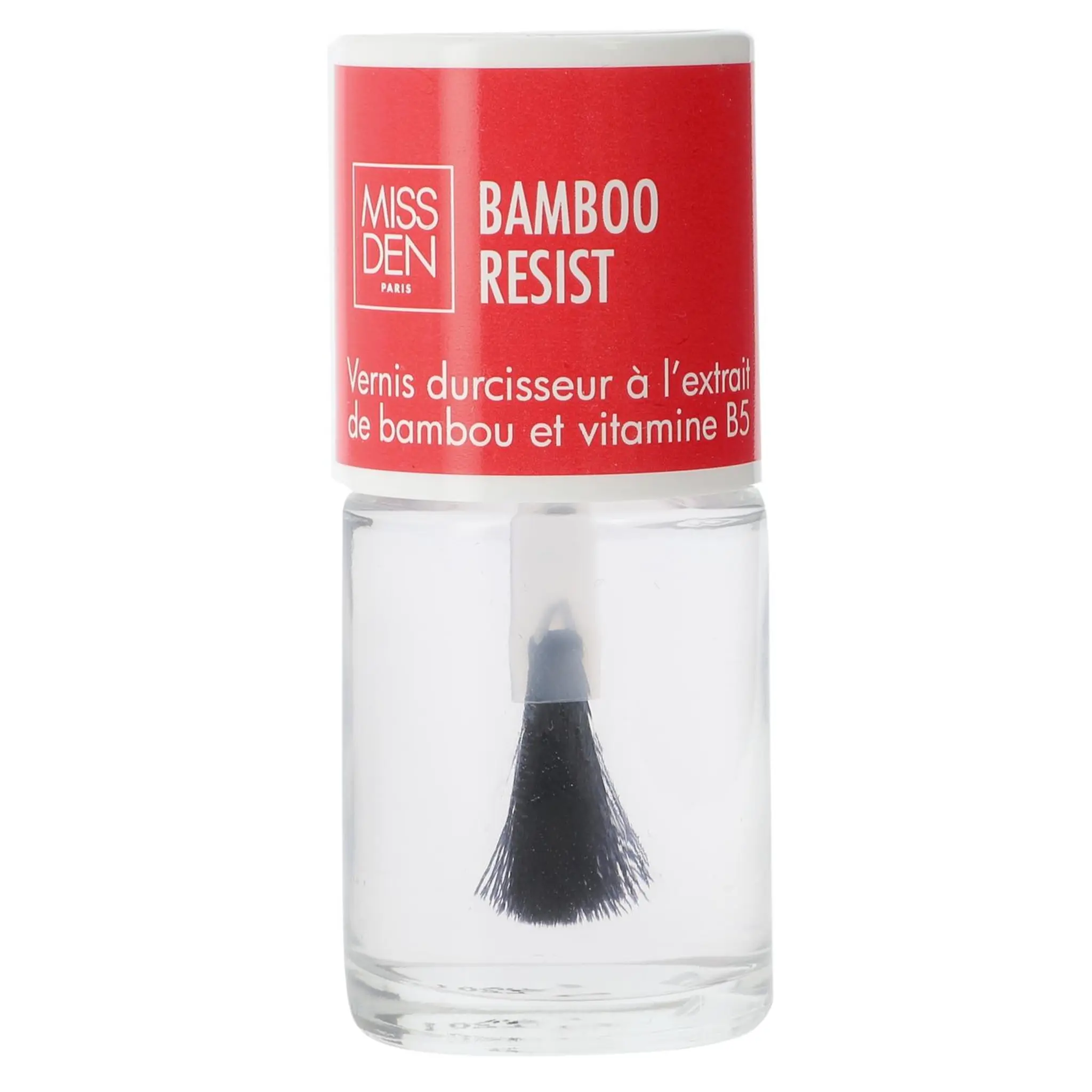 MISS DEN Vernis à ongles bamboo resist durcisseur à l'extrait de bambou et vitamine B5