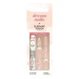 ELEGANT TOUCH Dream Nails Faux ongles white swirls