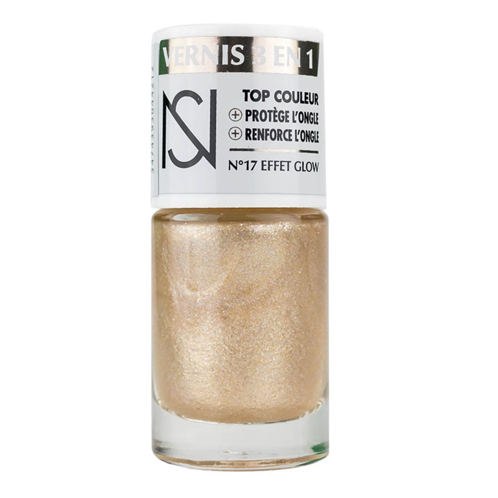 NS Vernis à ongles 3 en 1 17 effet glow