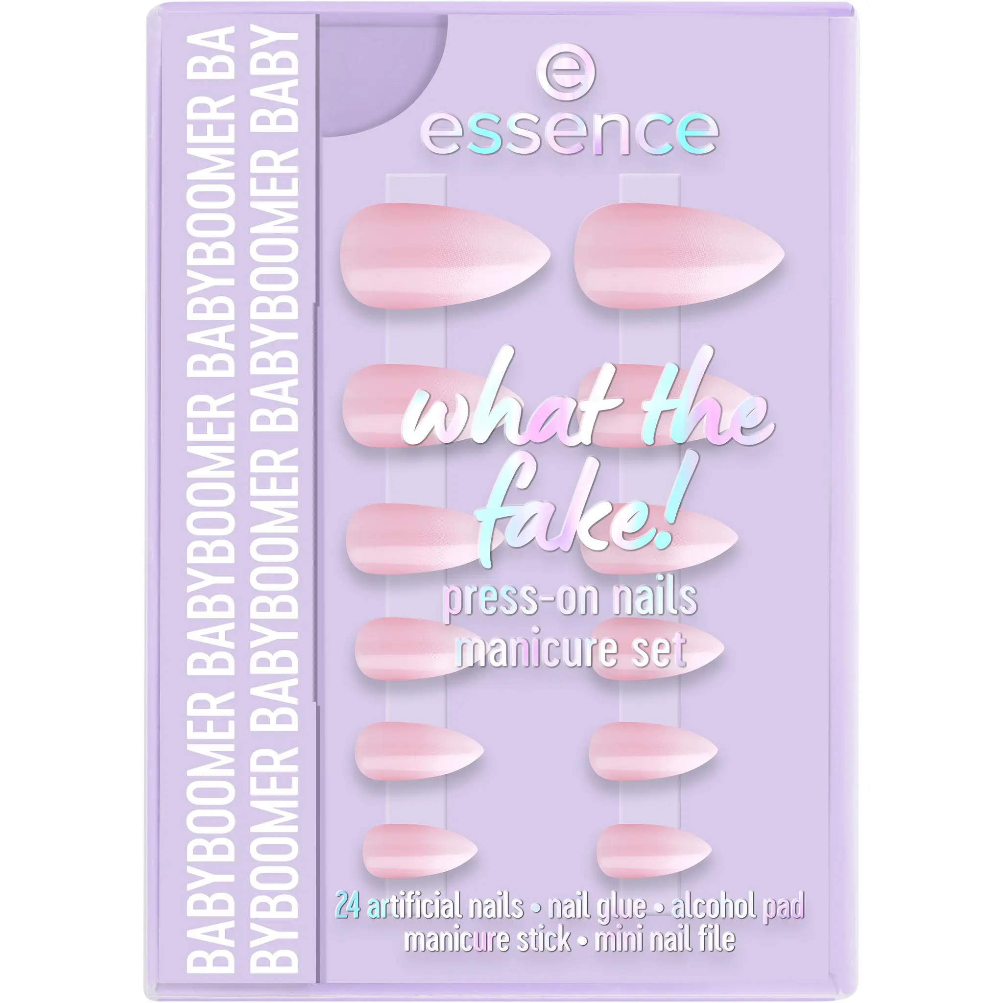 ESSENCE What The Fake Faux ongles kit manucure 03 babyboomer