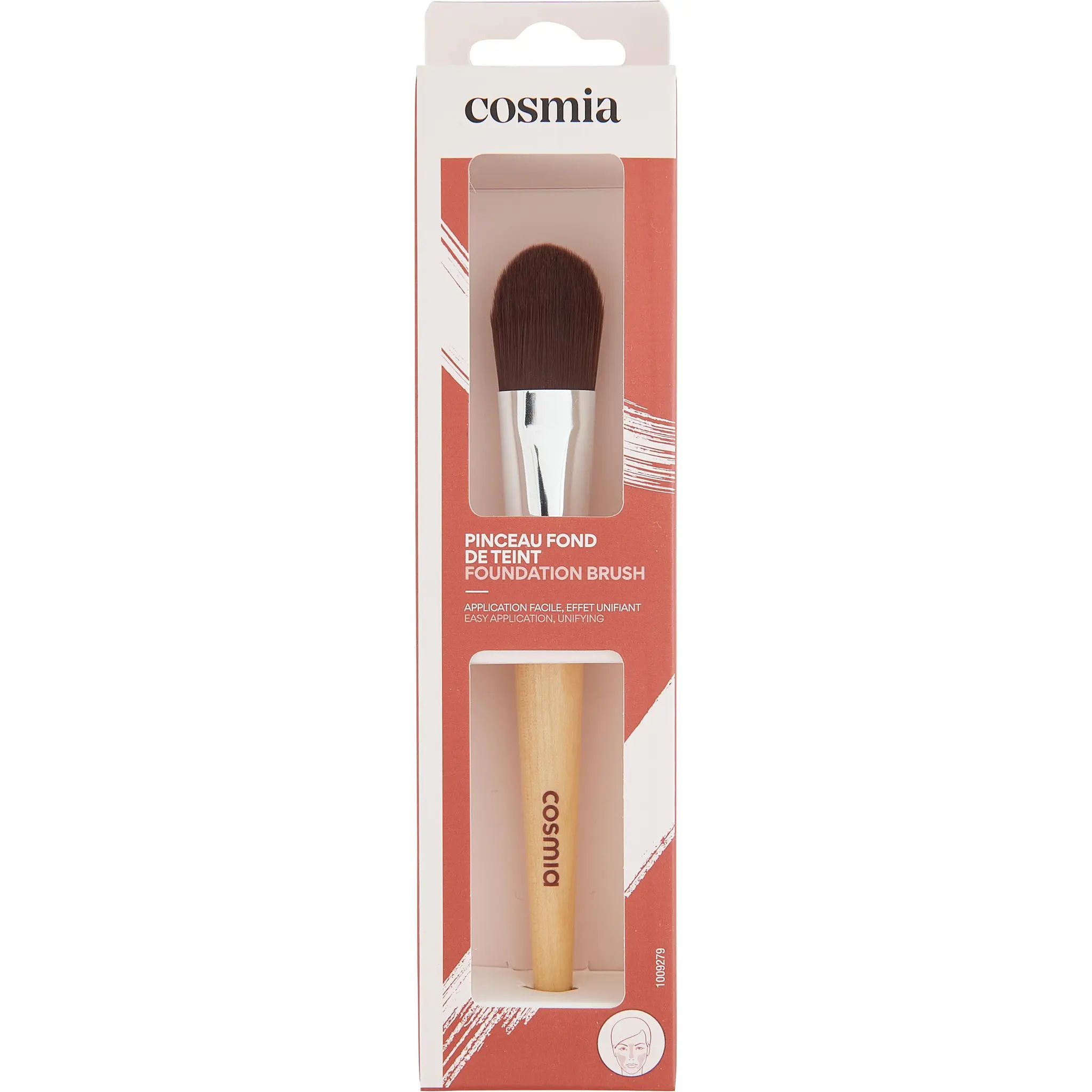 COSMIA Pinceau fond de teint en bois
