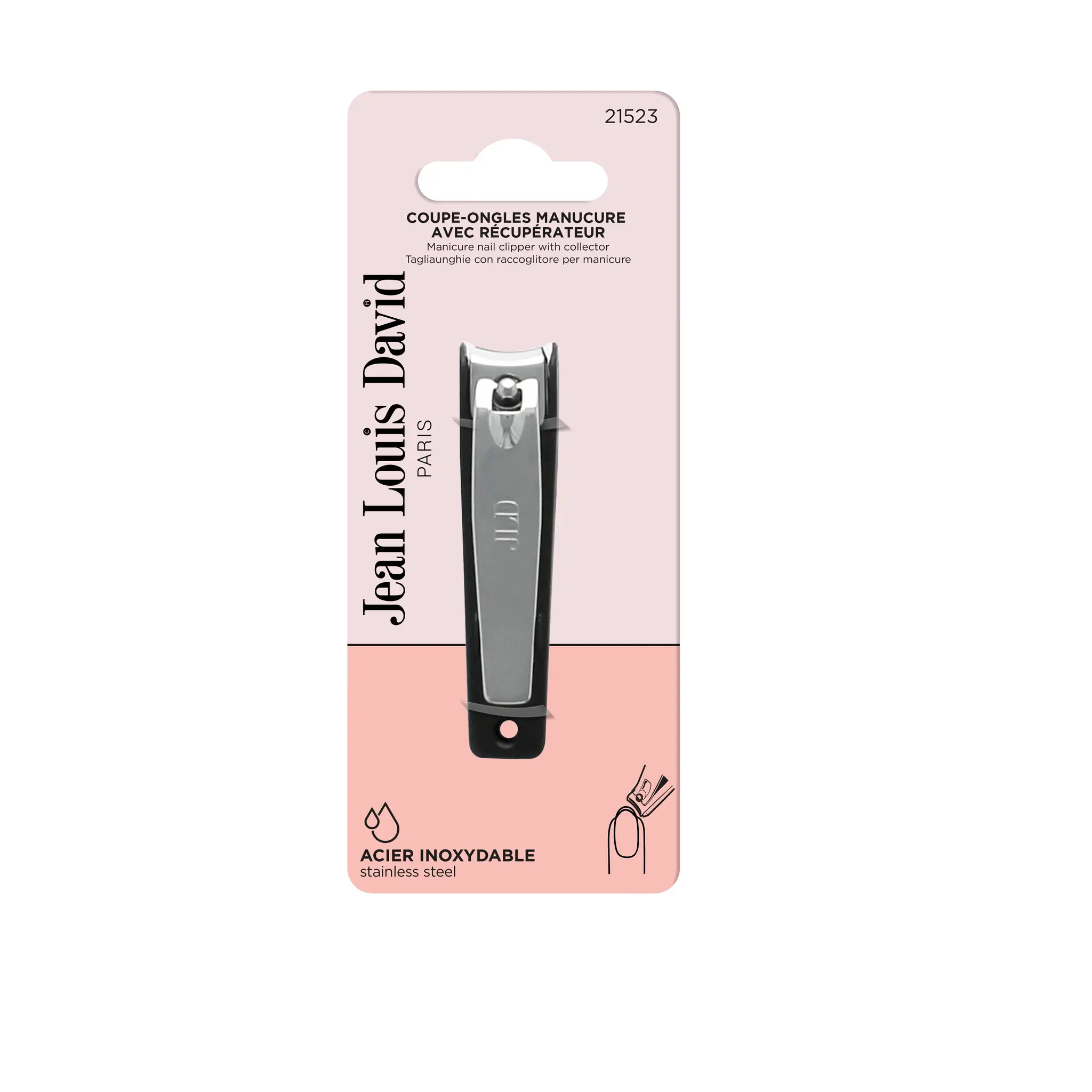 JEAN LOUIS DAVID Coupe-ongles avec récupérateur