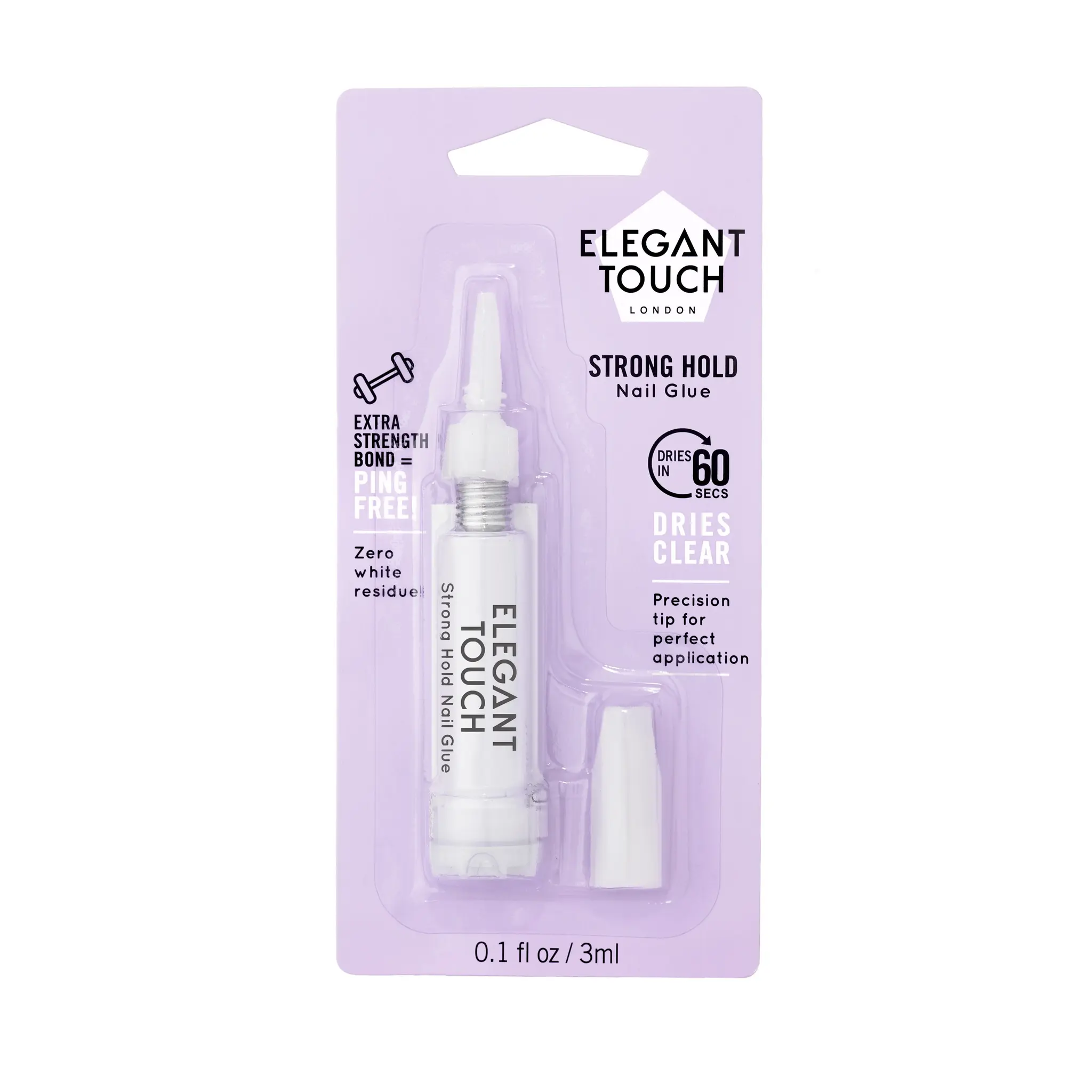 ELEGANT TOUCH Colle faux ongles tenue extra forte